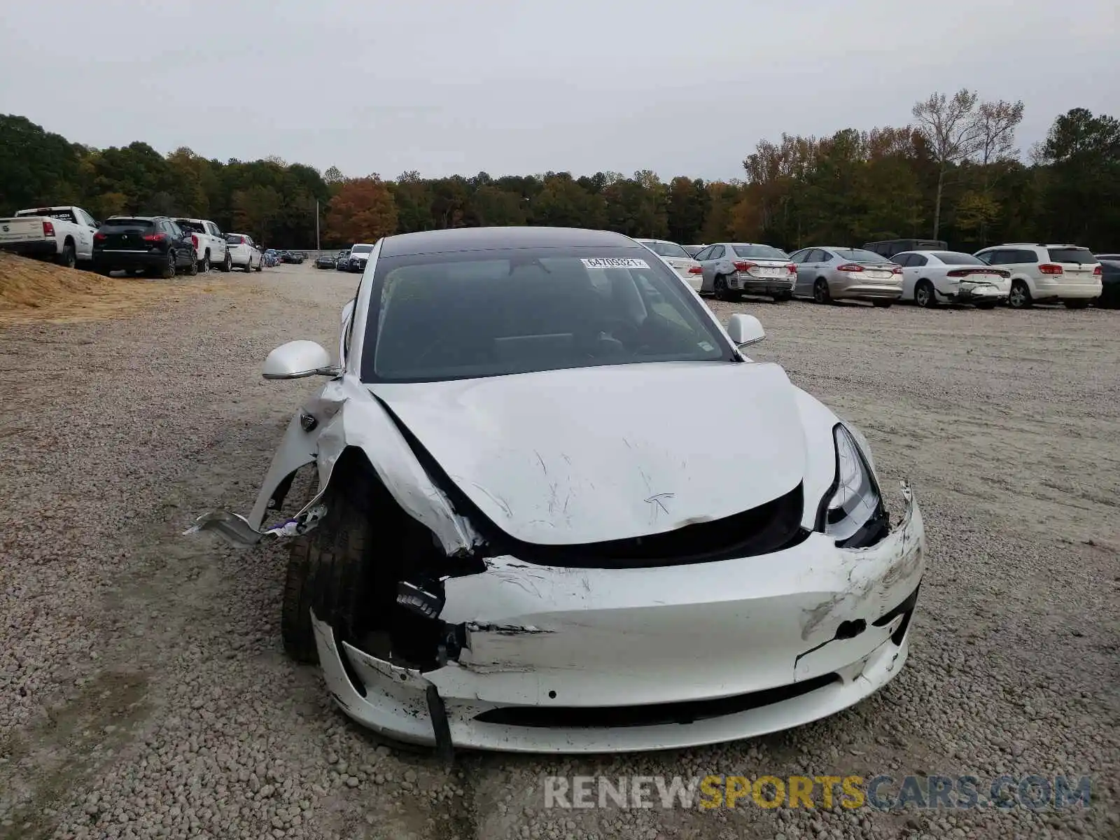 9 Photograph of a damaged car 5YJ3E1EB6LF637219 TESLA MODEL 3 2020