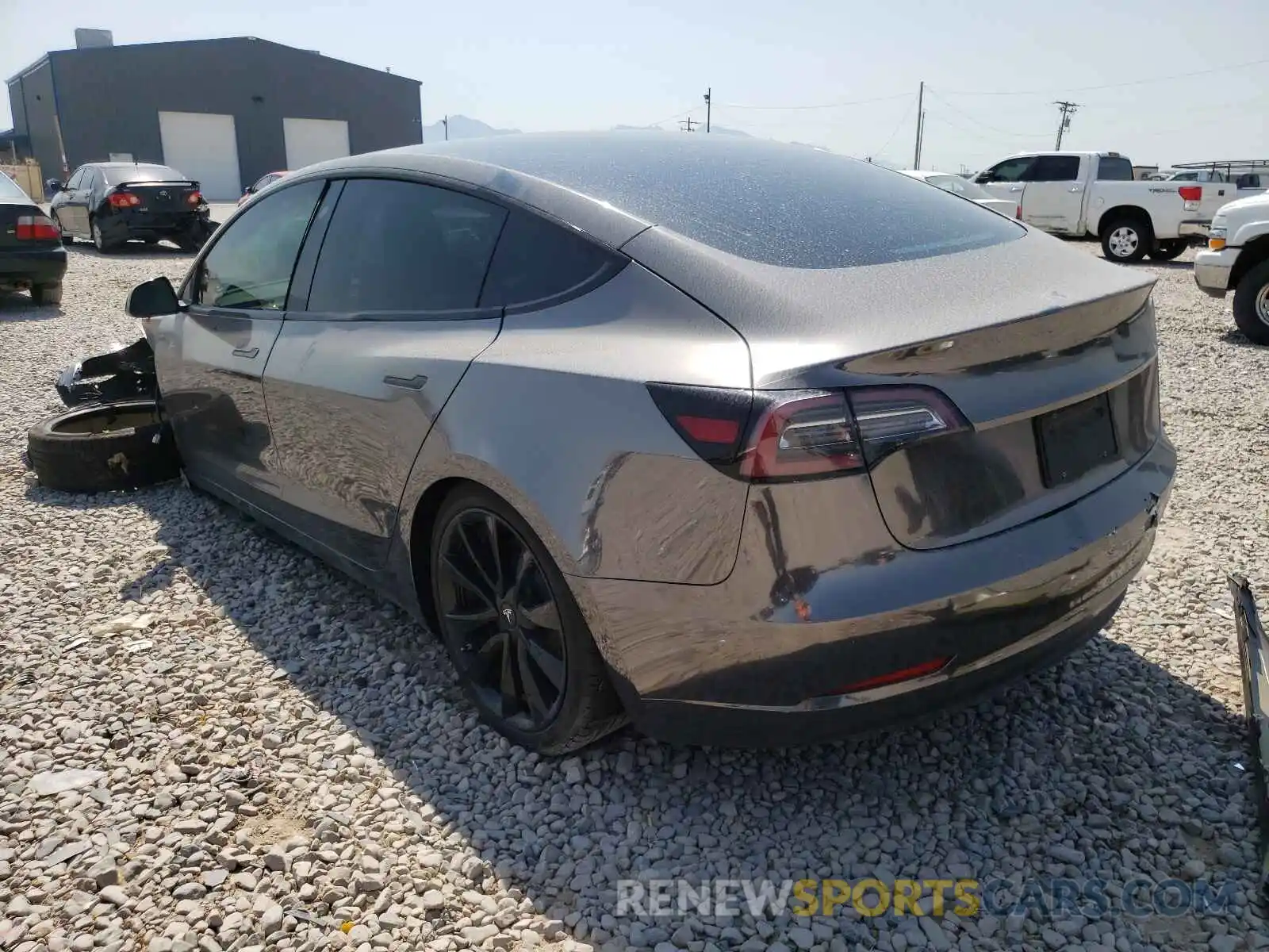 3 Photograph of a damaged car 5YJ3E1EB6LF639956 TESLA MODEL 3 2020