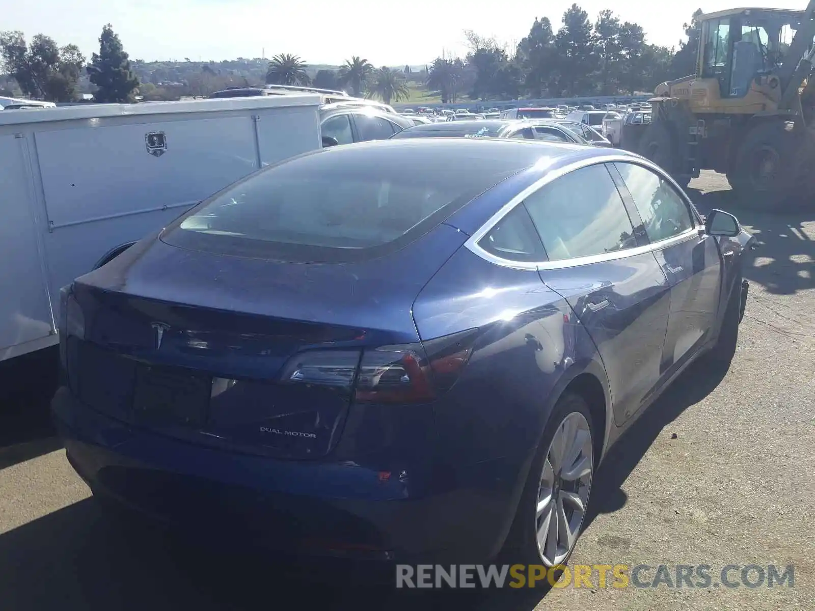 4 Photograph of a damaged car 5YJ3E1EB6LF640265 TESLA MODEL 3 2020