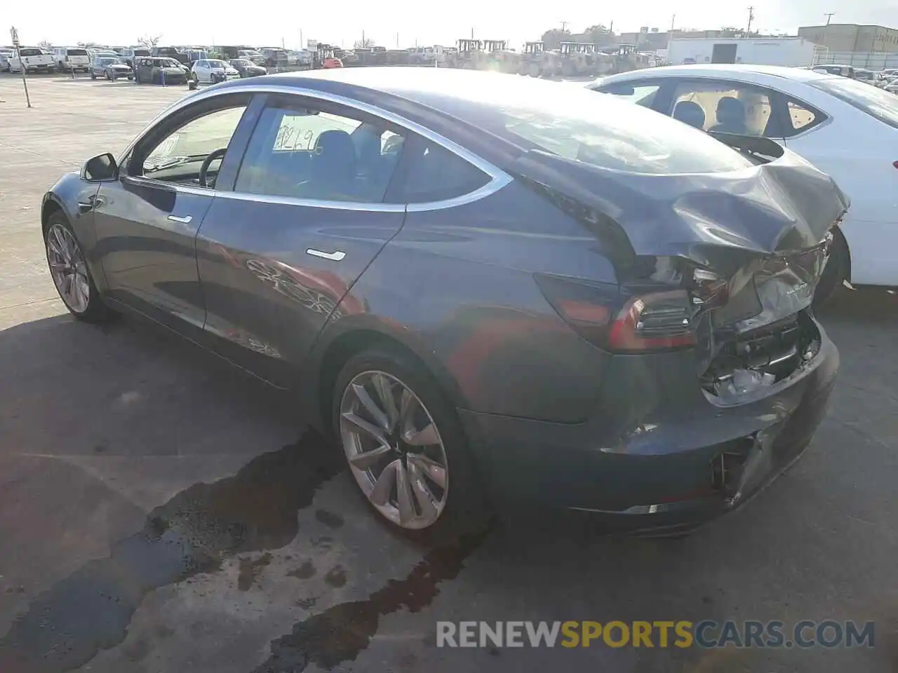 3 Photograph of a damaged car 5YJ3E1EB6LF666722 TESLA MODEL 3 2020