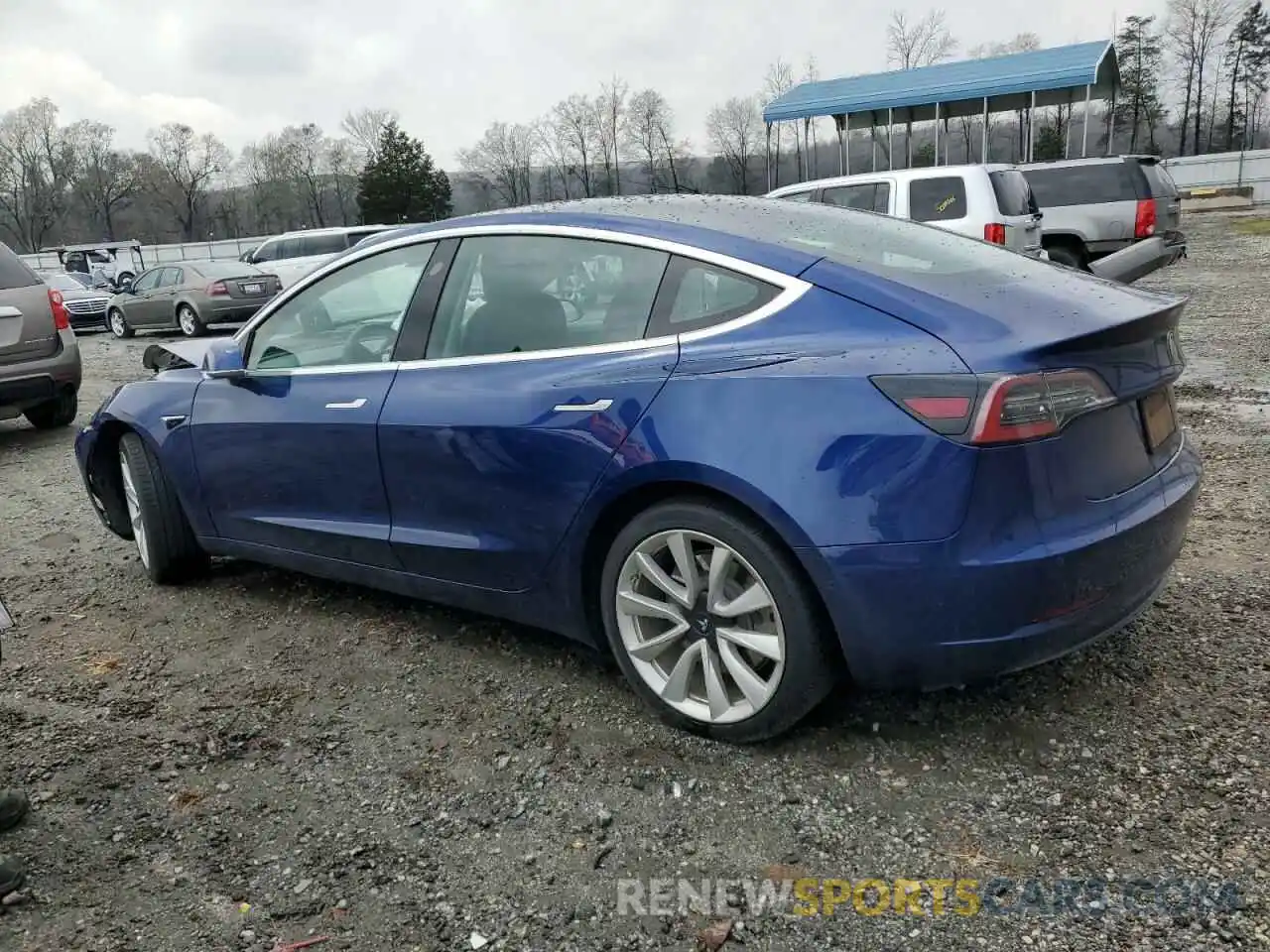 2 Photograph of a damaged car 5YJ3E1EB6LF667000 TESLA MODEL 3 2020