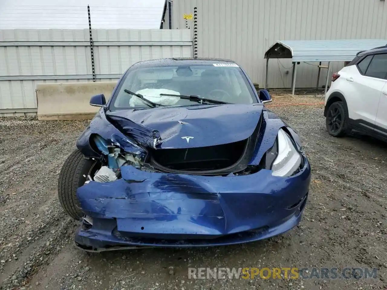 5 Photograph of a damaged car 5YJ3E1EB6LF667000 TESLA MODEL 3 2020