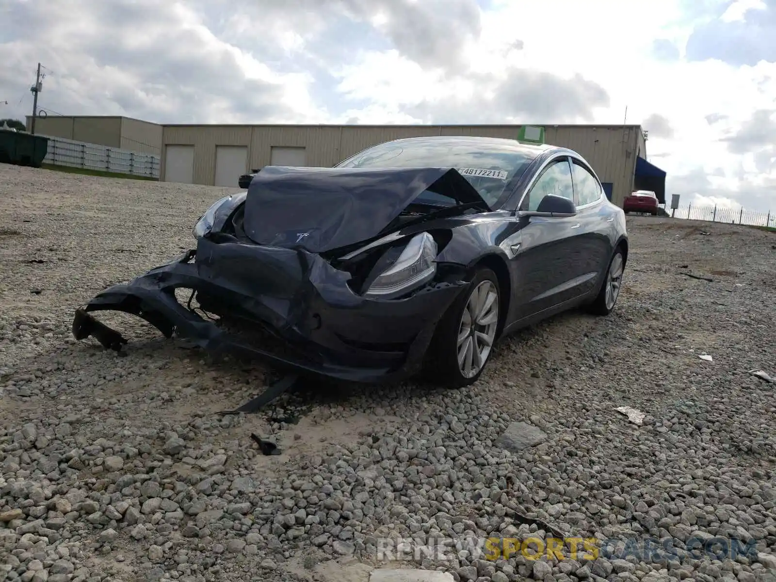 2 Photograph of a damaged car 5YJ3E1EB6LF668759 TESLA MODEL 3 2020