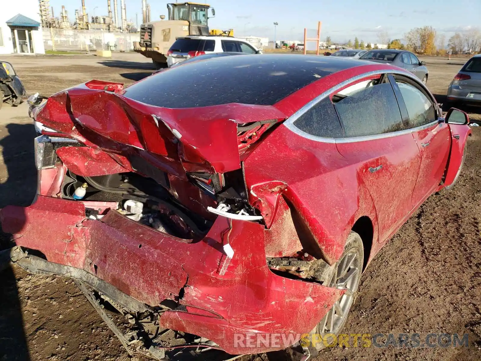 4 Photograph of a damaged car 5YJ3E1EB6LF670656 TESLA MODEL 3 2020