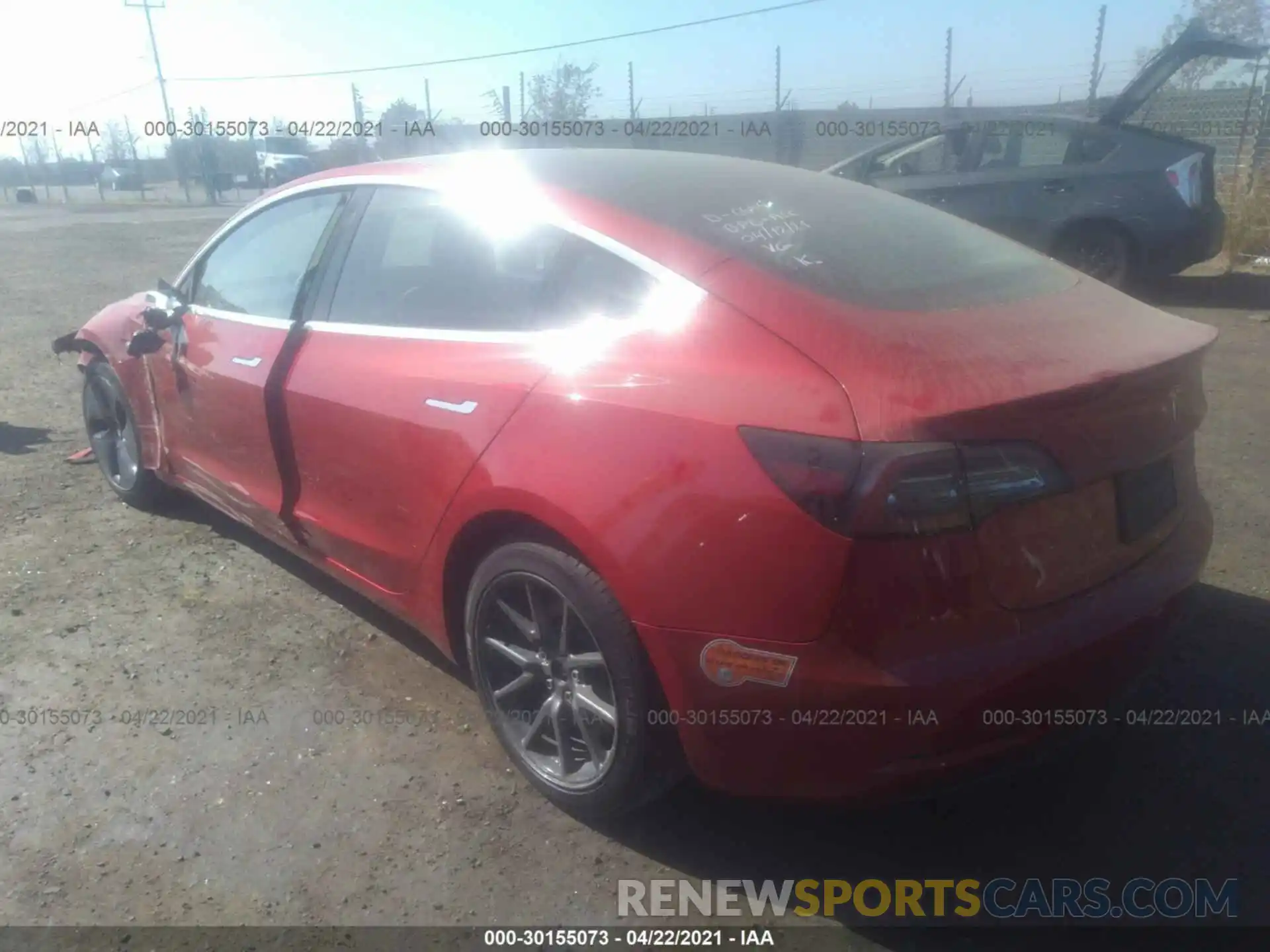 3 Photograph of a damaged car 5YJ3E1EB6LF710962 TESLA MODEL 3 2020