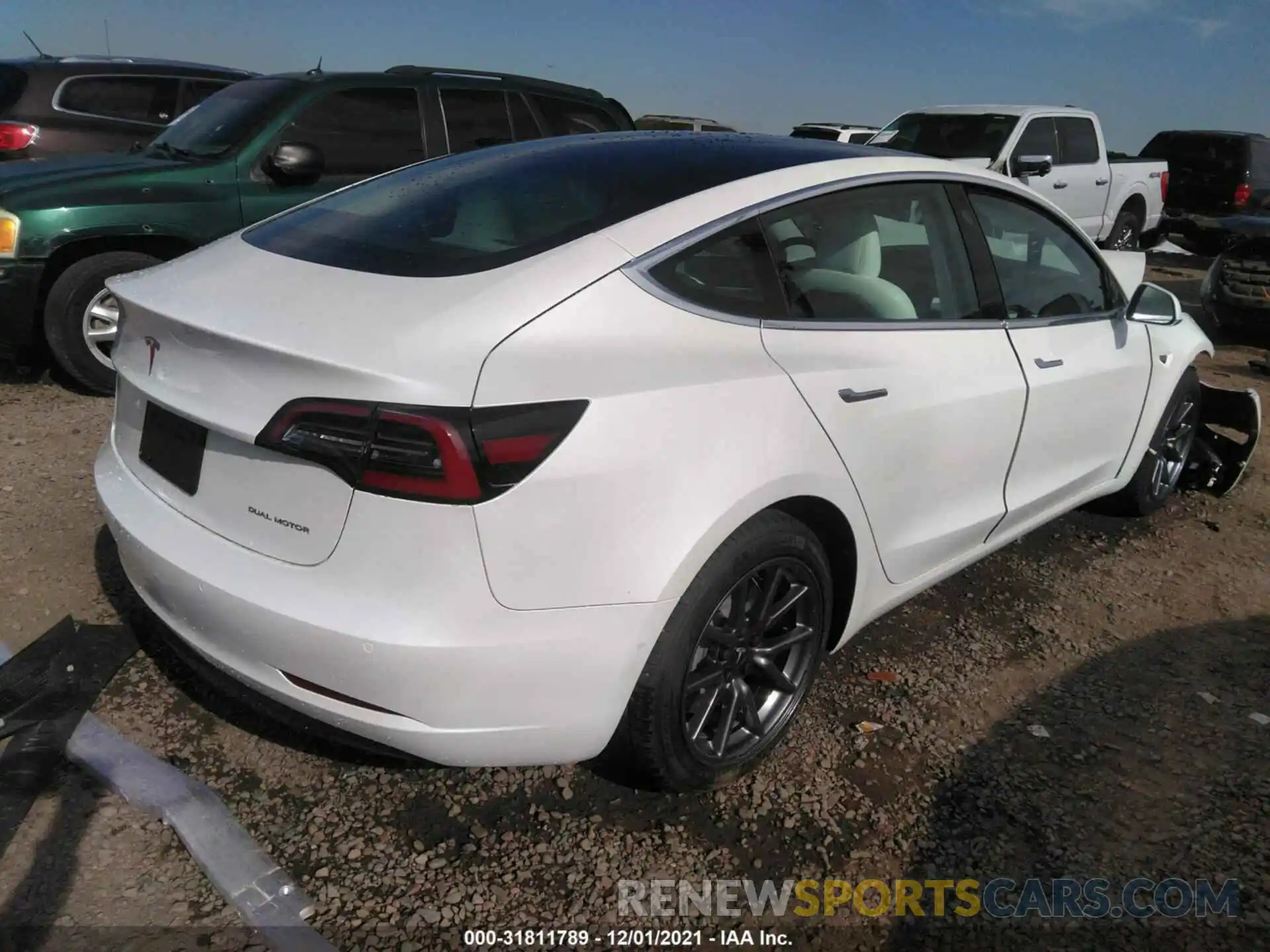 4 Photograph of a damaged car 5YJ3E1EB6LF712694 TESLA MODEL 3 2020