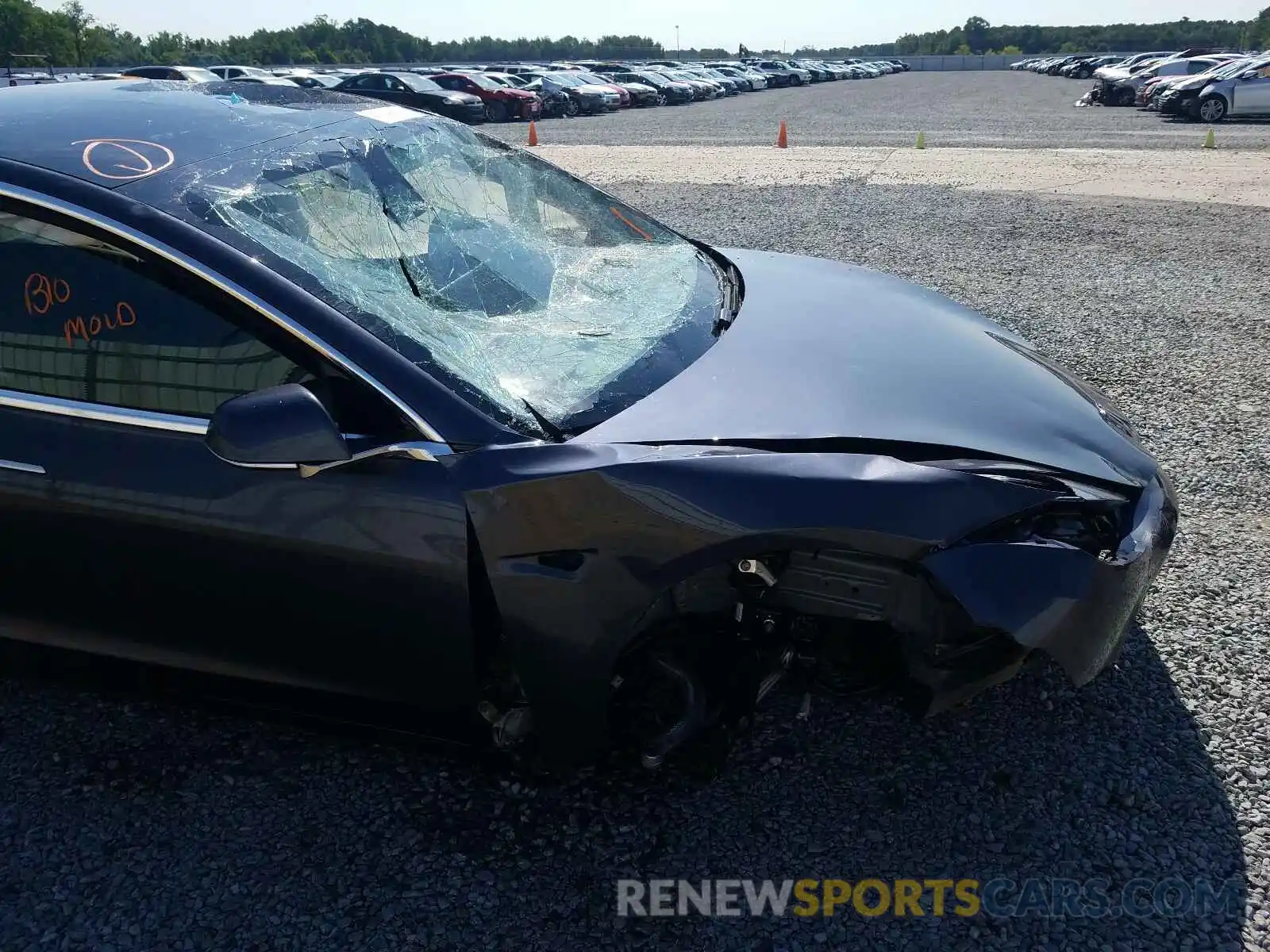 9 Photograph of a damaged car 5YJ3E1EB6LF717412 TESLA MODEL 3 2020