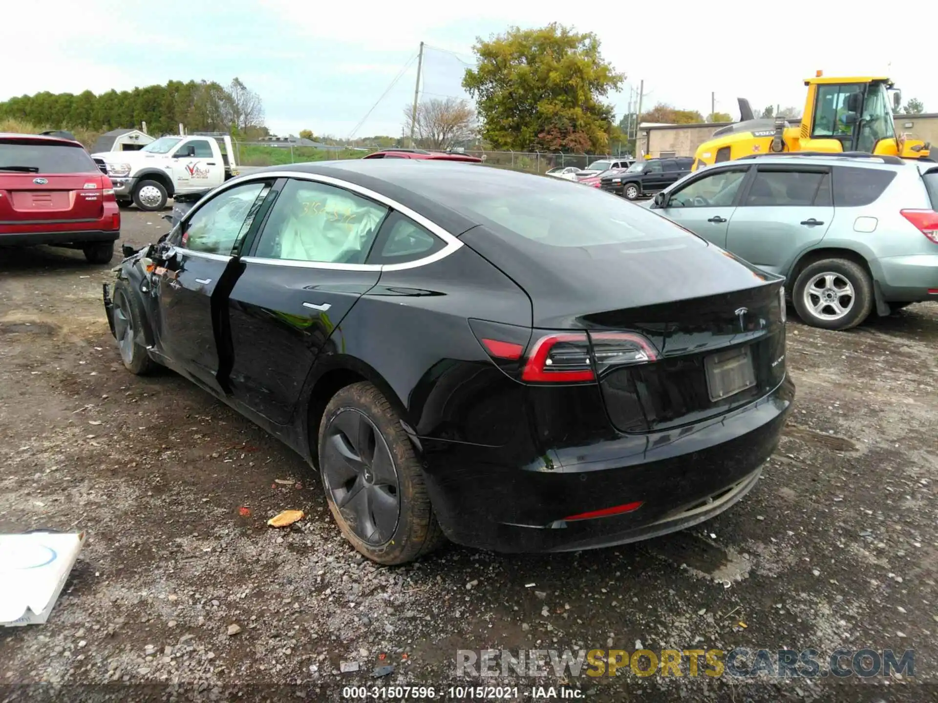 3 Фотография поврежденного автомобиля 5YJ3E1EB6LF741399 TESLA MODEL 3 2020