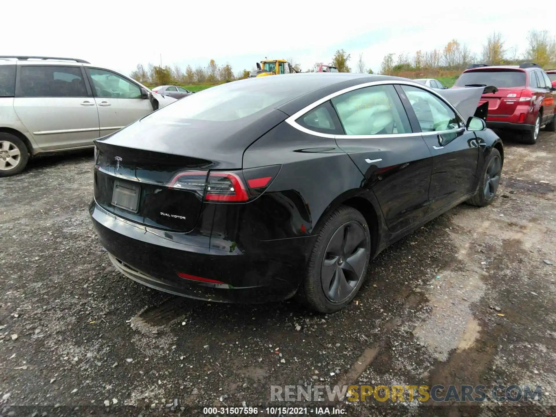 4 Фотография поврежденного автомобиля 5YJ3E1EB6LF741399 TESLA MODEL 3 2020