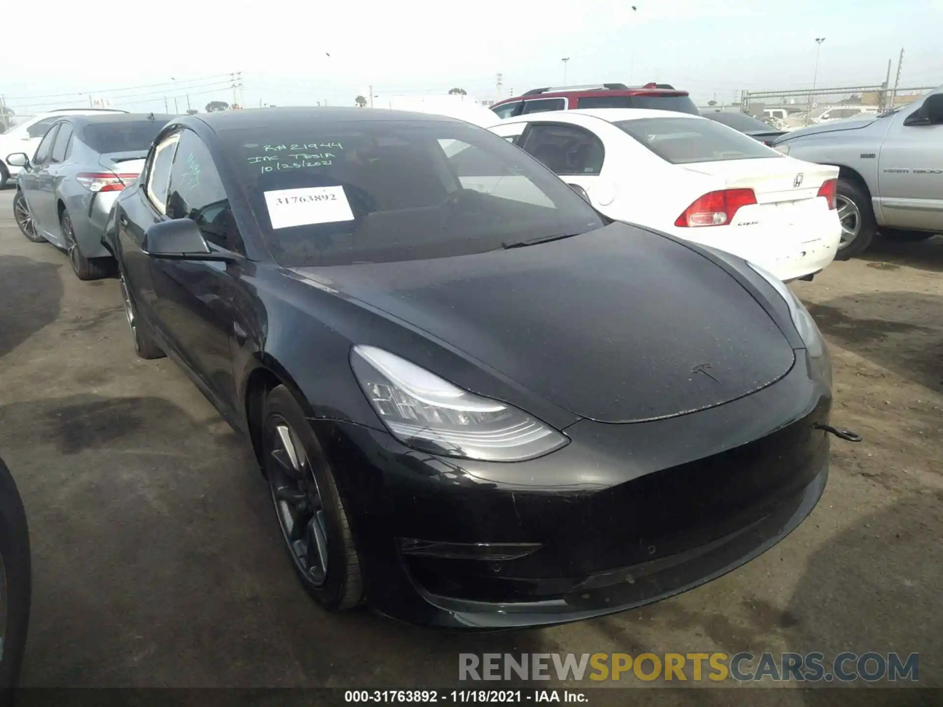 1 Photograph of a damaged car 5YJ3E1EB6LF741421 TESLA MODEL 3 2020