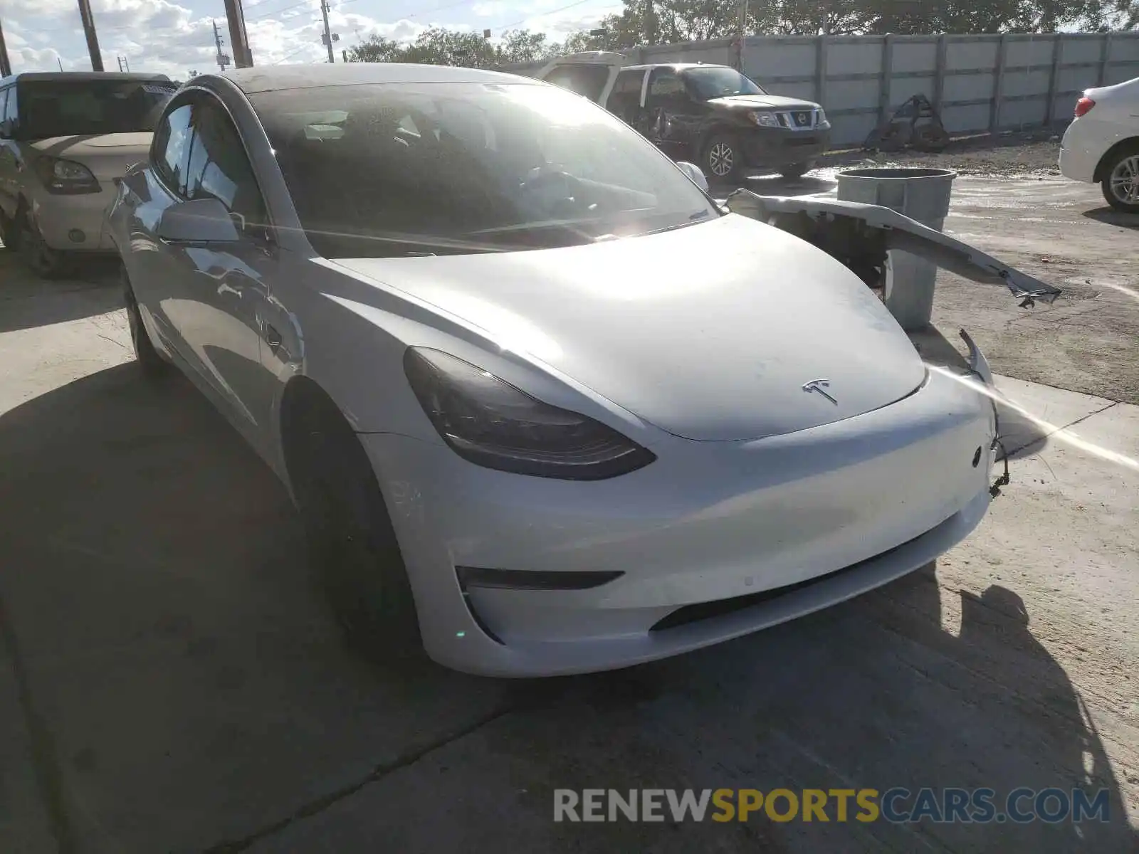 1 Фотография поврежденного автомобиля 5YJ3E1EB6LF741578 TESLA MODEL 3 2020