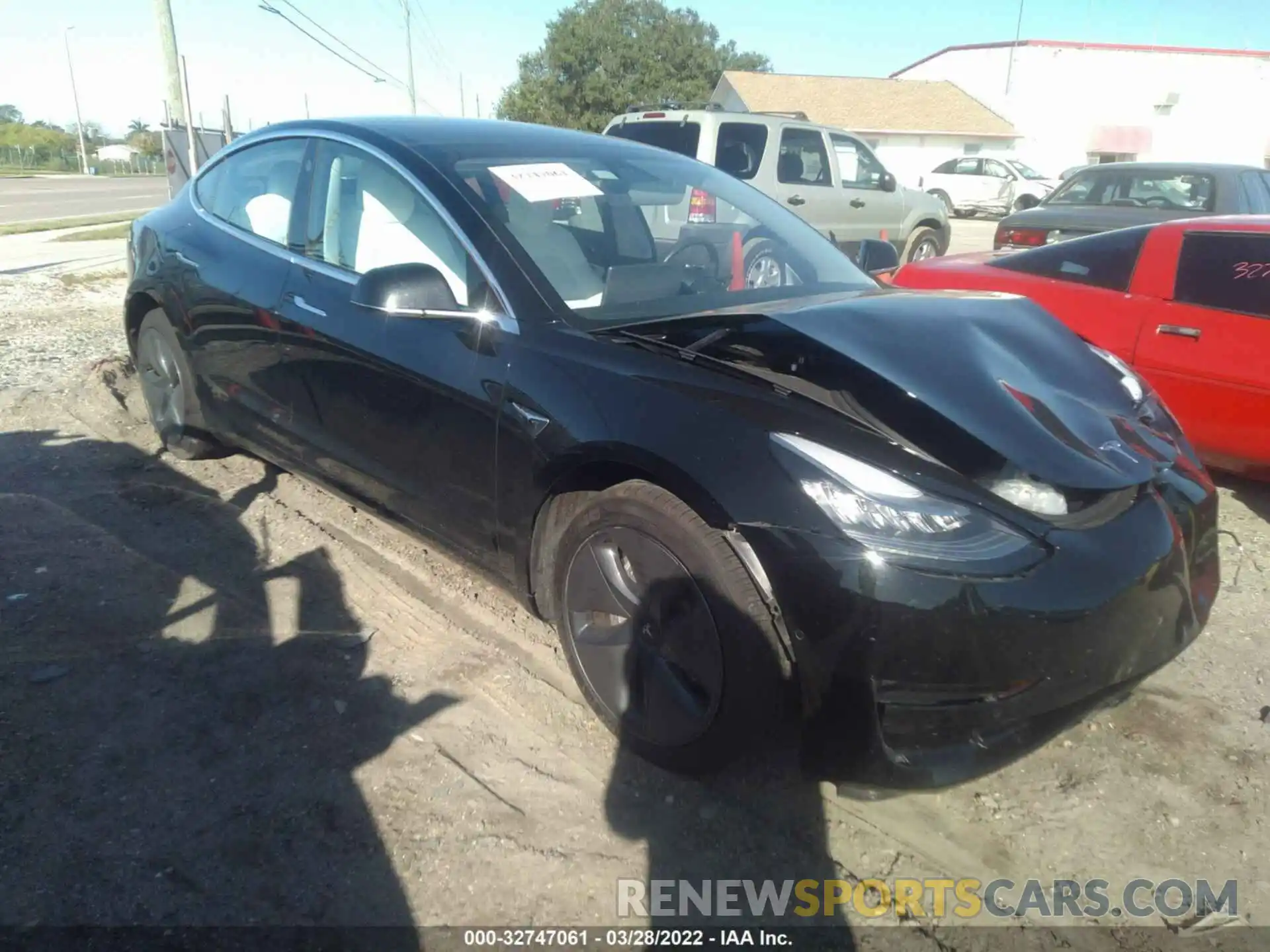 1 Photograph of a damaged car 5YJ3E1EB6LF742116 TESLA MODEL 3 2020