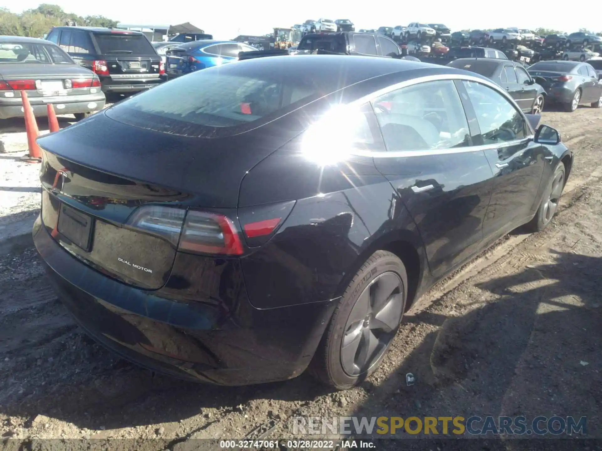 4 Photograph of a damaged car 5YJ3E1EB6LF742116 TESLA MODEL 3 2020