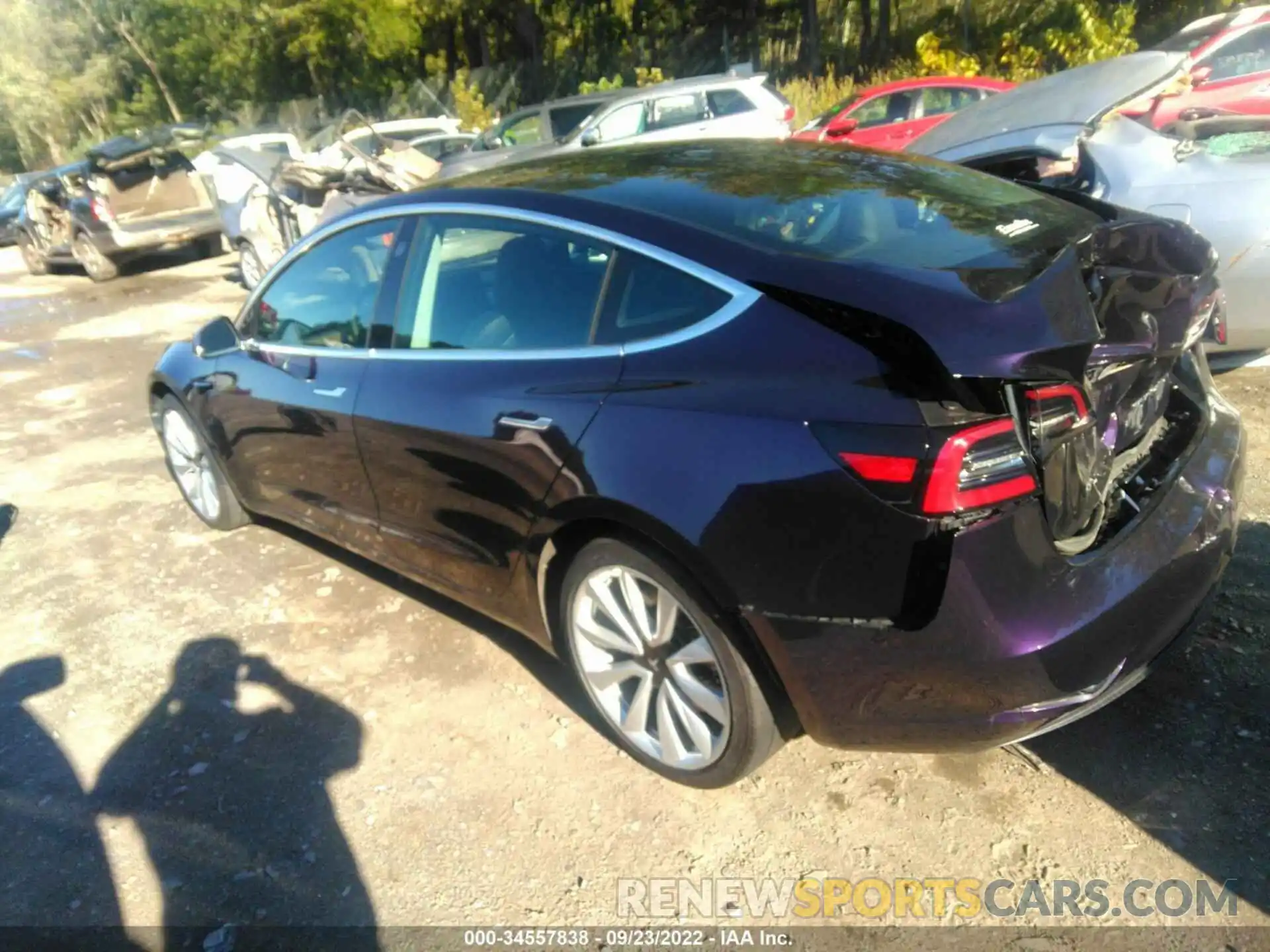 3 Photograph of a damaged car 5YJ3E1EB6LF787332 TESLA MODEL 3 2020