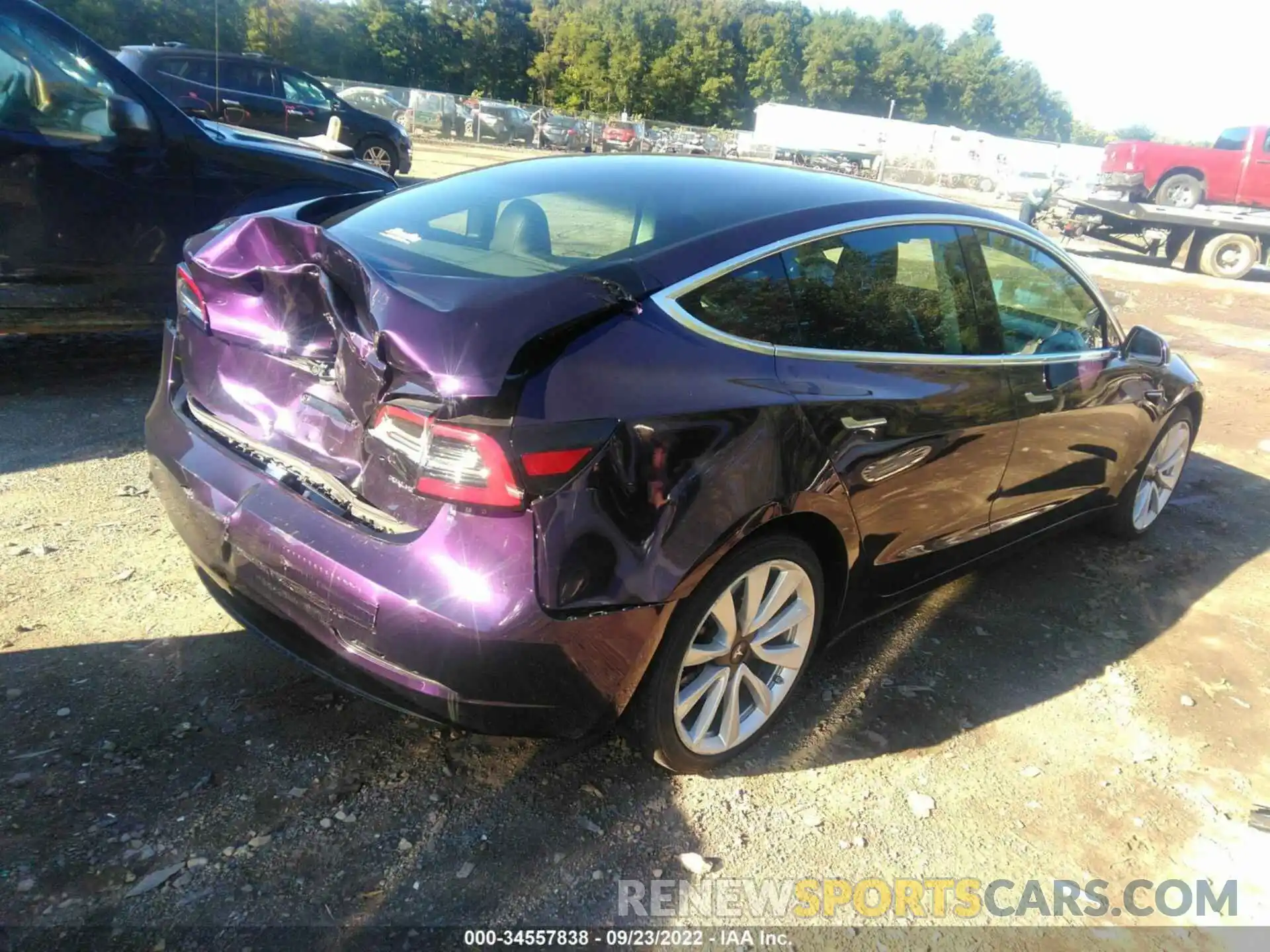 4 Photograph of a damaged car 5YJ3E1EB6LF787332 TESLA MODEL 3 2020