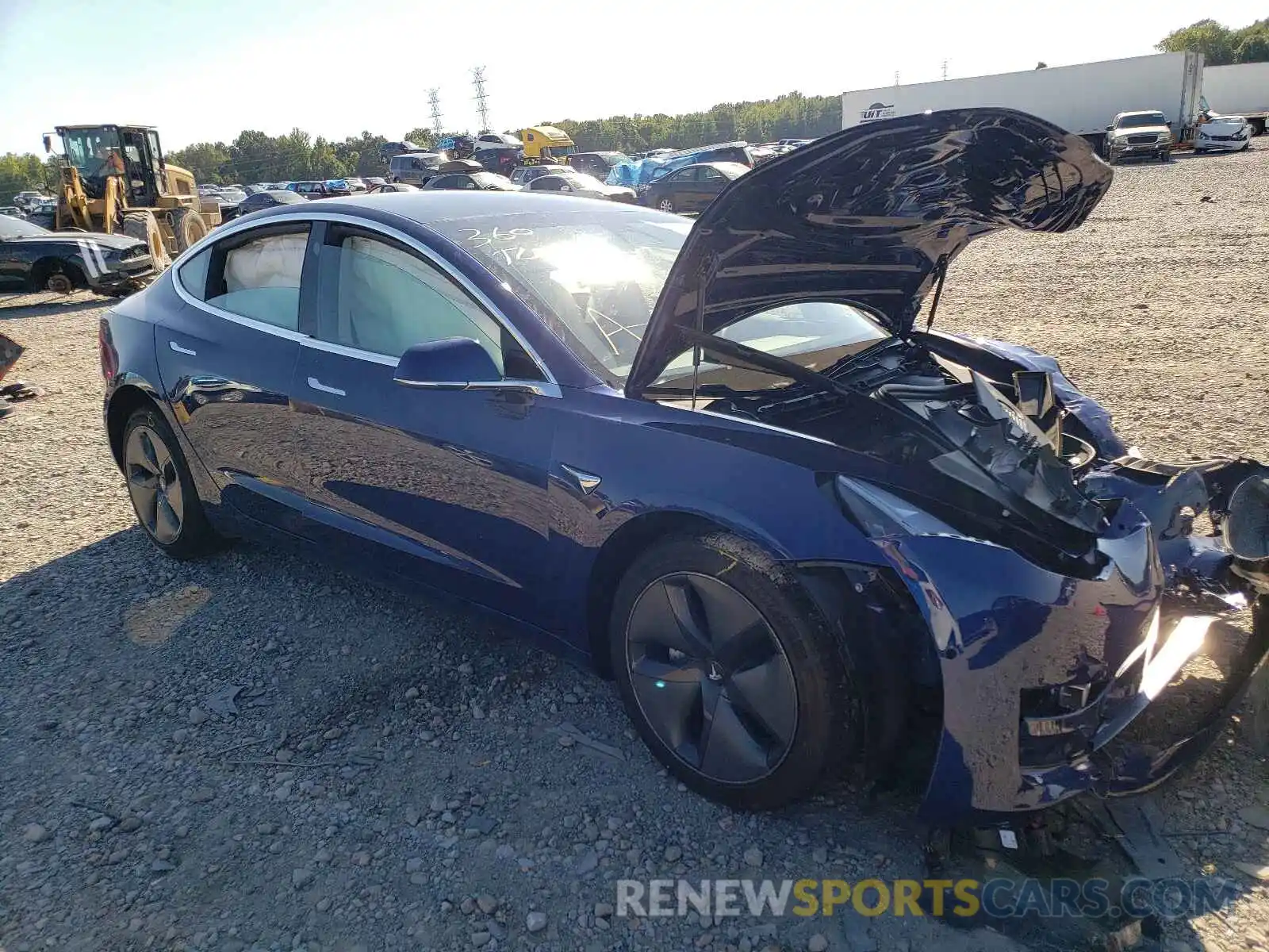 1 Photograph of a damaged car 5YJ3E1EB6LF787783 TESLA MODEL 3 2020