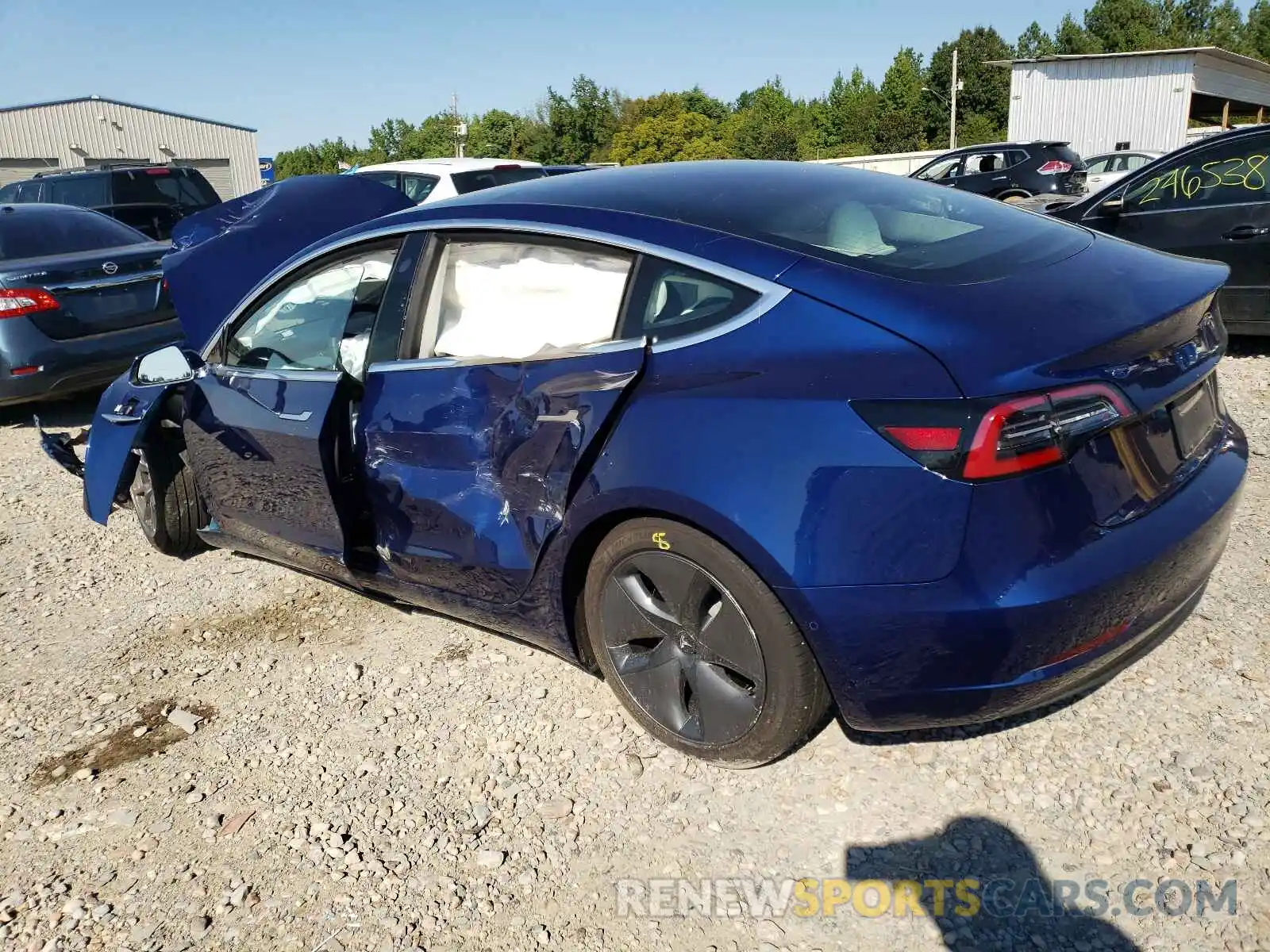 3 Photograph of a damaged car 5YJ3E1EB6LF787783 TESLA MODEL 3 2020