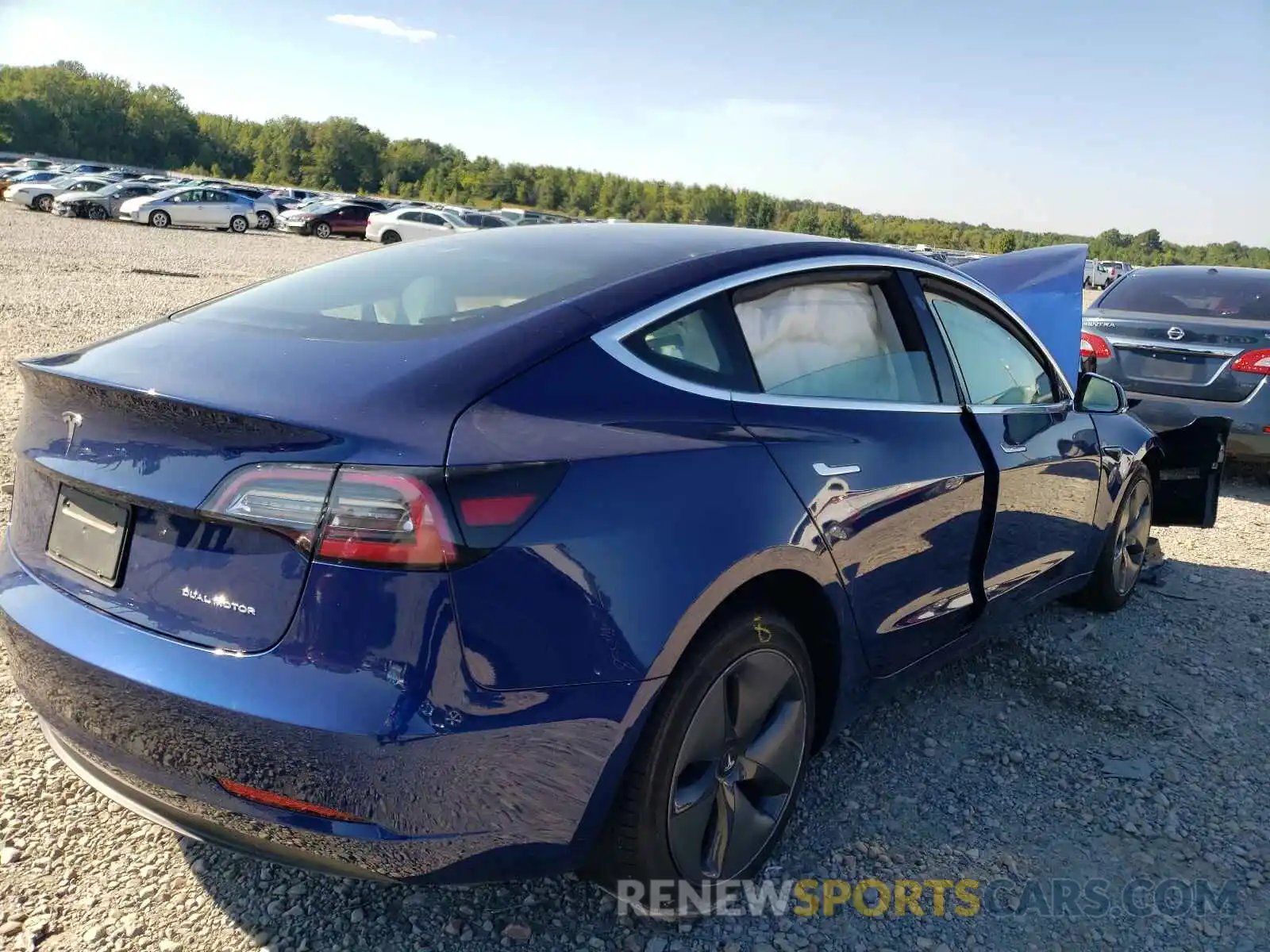 4 Photograph of a damaged car 5YJ3E1EB6LF787783 TESLA MODEL 3 2020