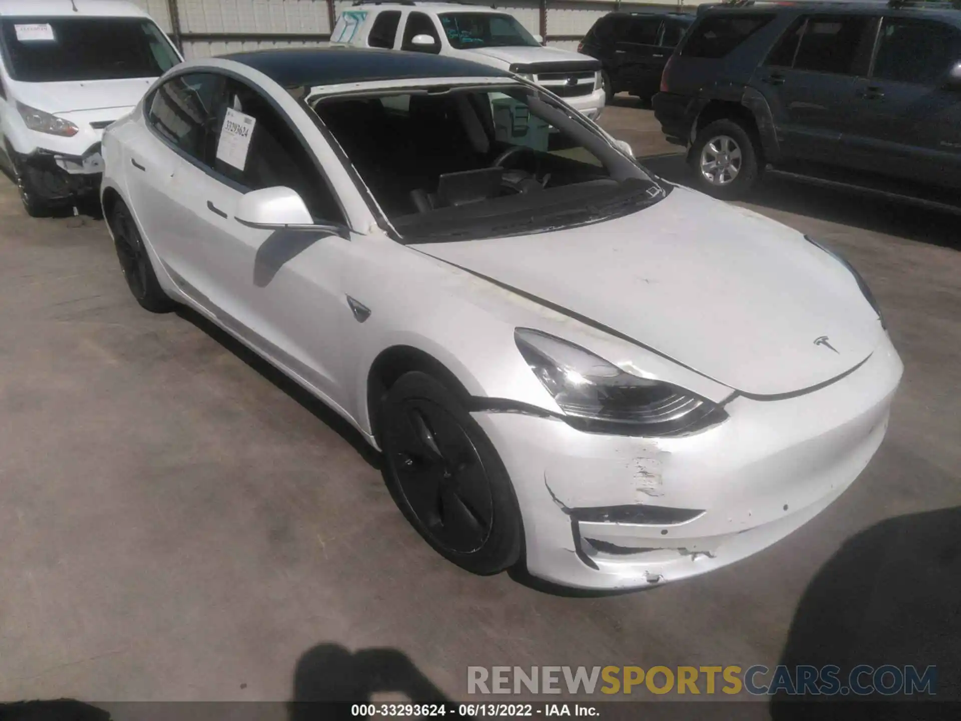 1 Photograph of a damaged car 5YJ3E1EB6LF790814 TESLA MODEL 3 2020