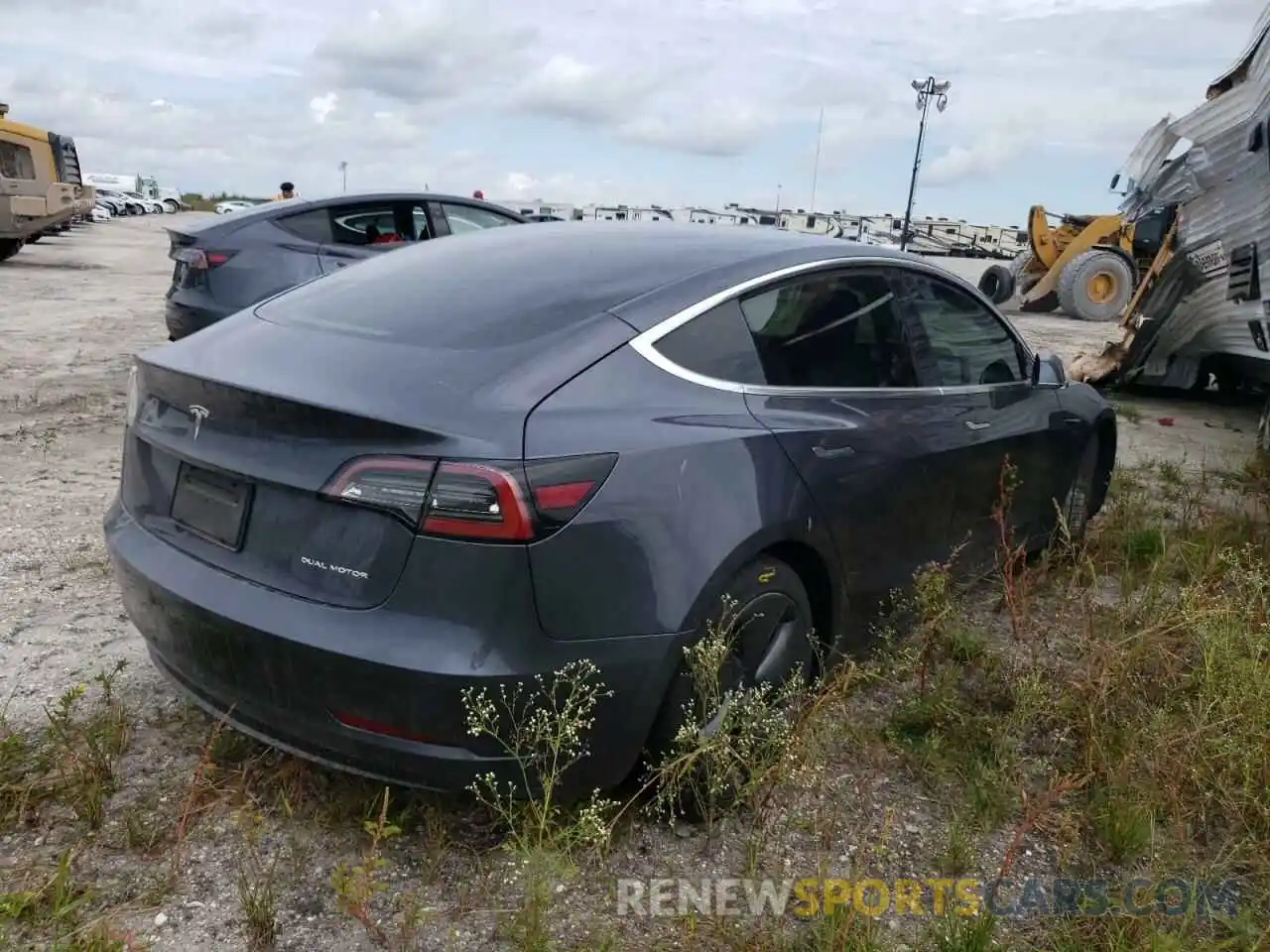 4 Photograph of a damaged car 5YJ3E1EB6LF794717 TESLA MODEL 3 2020