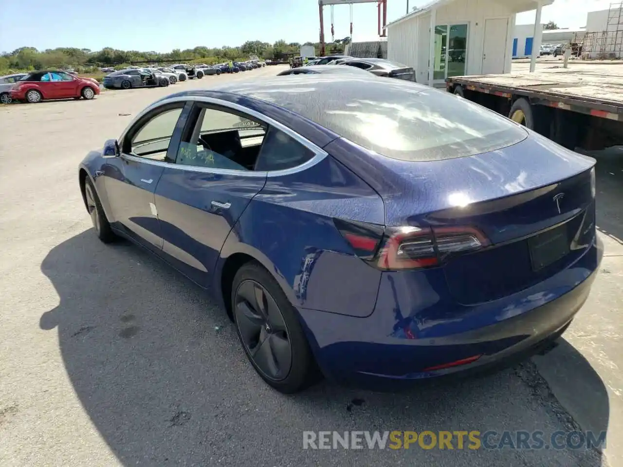 3 Photograph of a damaged car 5YJ3E1EB6LF794944 TESLA MODEL 3 2020