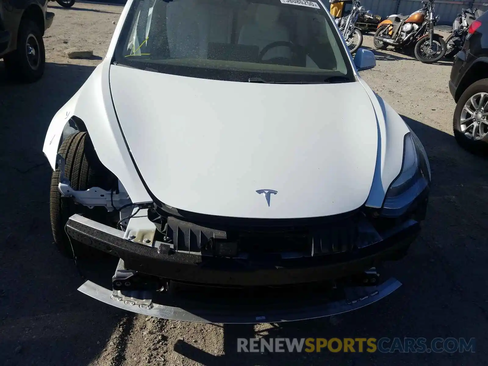 7 Photograph of a damaged car 5YJ3E1EB6LF801794 TESLA MODEL 3 2020