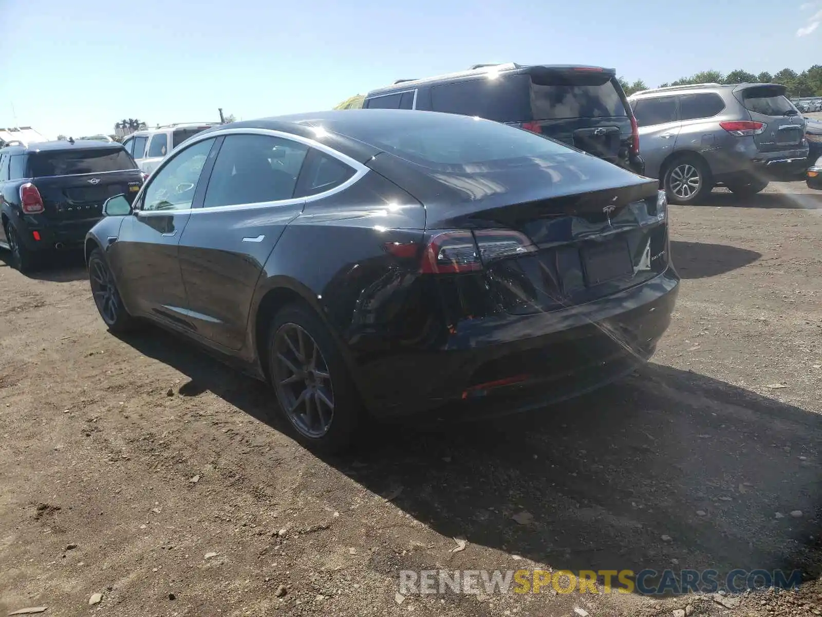 3 Photograph of a damaged car 5YJ3E1EB7LF599824 TESLA MODEL 3 2020