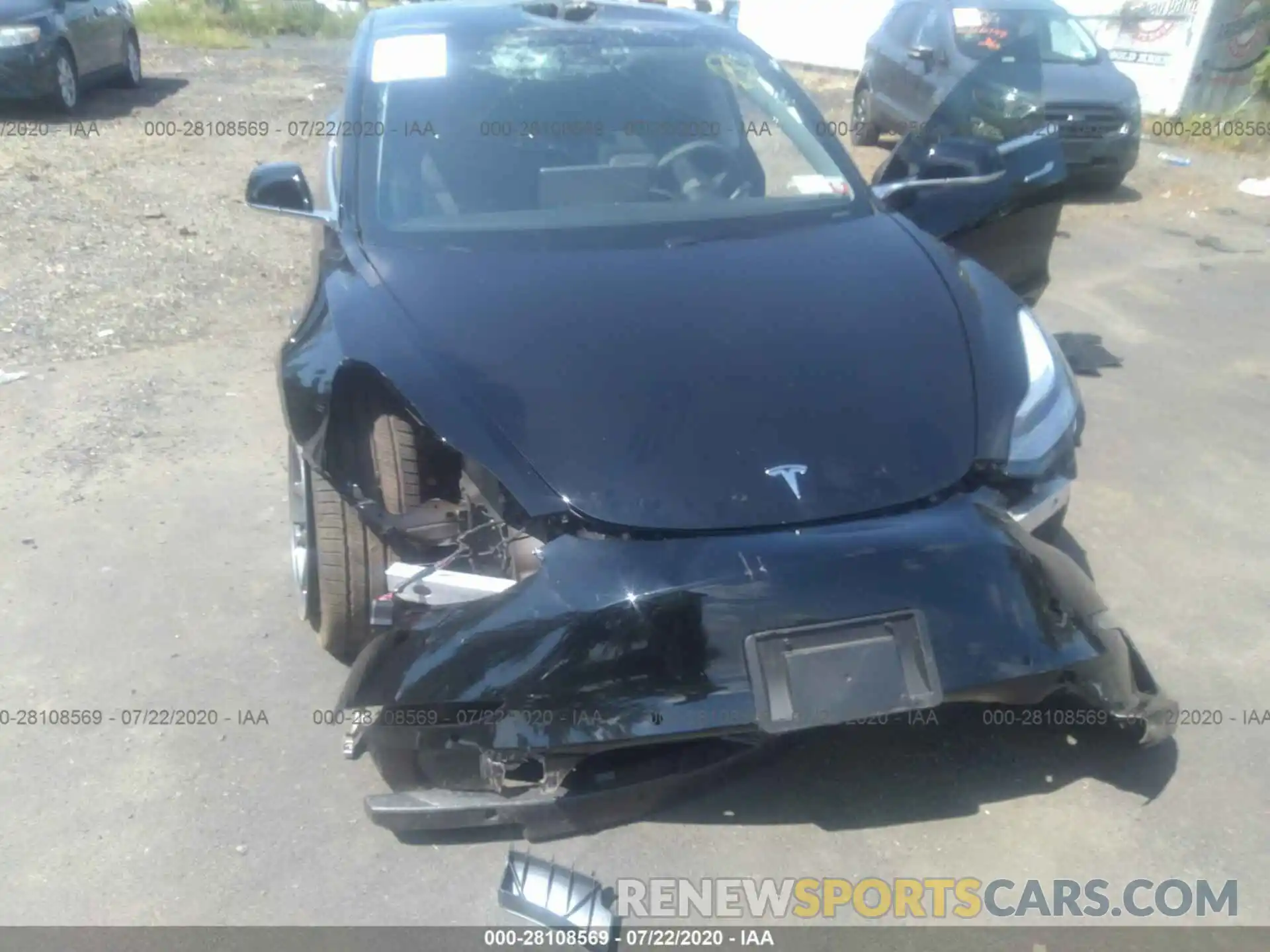 6 Photograph of a damaged car 5YJ3E1EB7LF599838 TESLA MODEL 3 2020