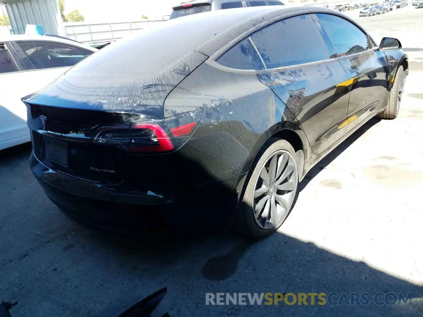 4 Photograph of a damaged car 5YJ3E1EB7LF600518 TESLA MODEL 3 2020