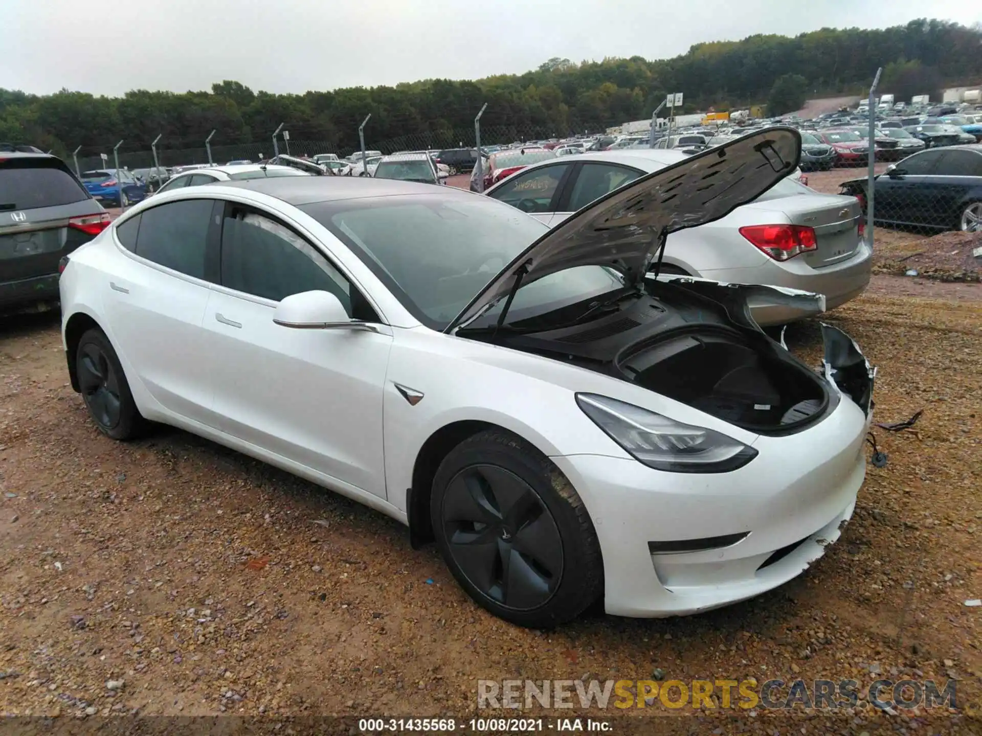 1 Фотография поврежденного автомобиля 5YJ3E1EB7LF618954 TESLA MODEL 3 2020