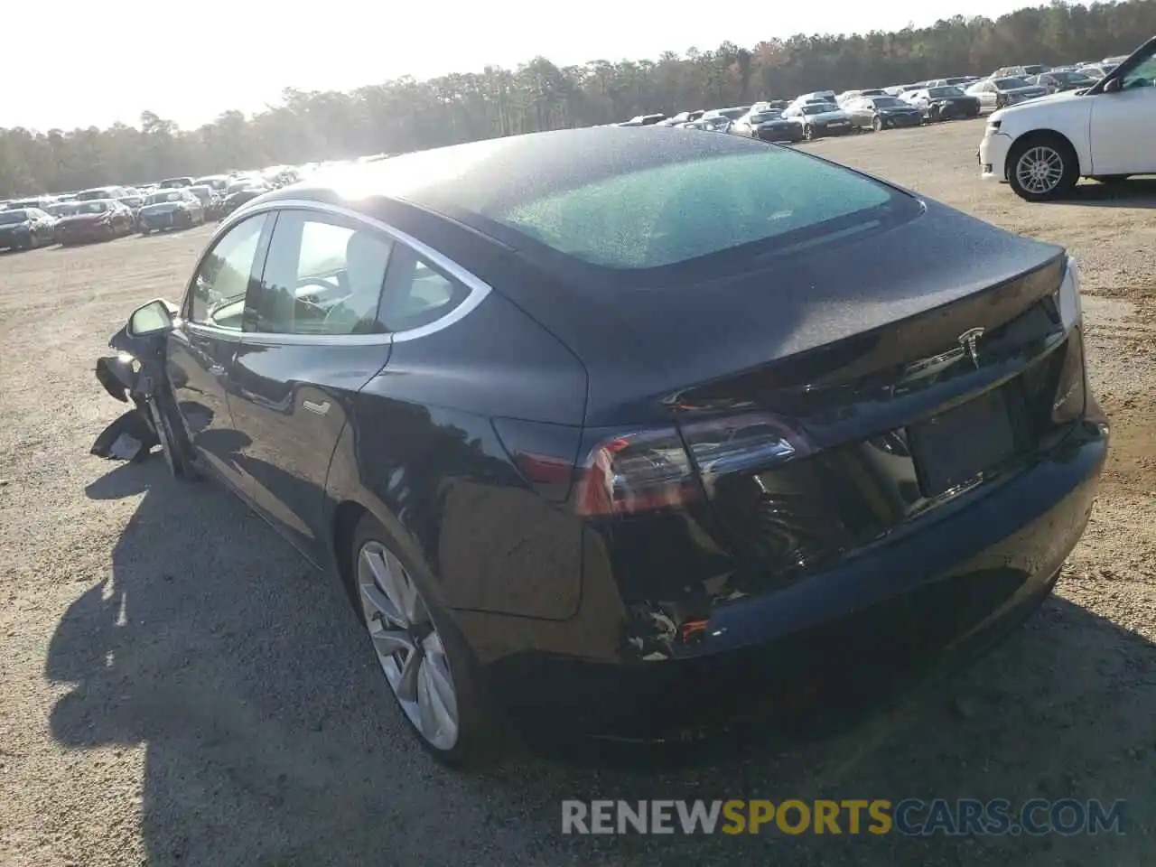 3 Photograph of a damaged car 5YJ3E1EB7LF622356 TESLA MODEL 3 2020