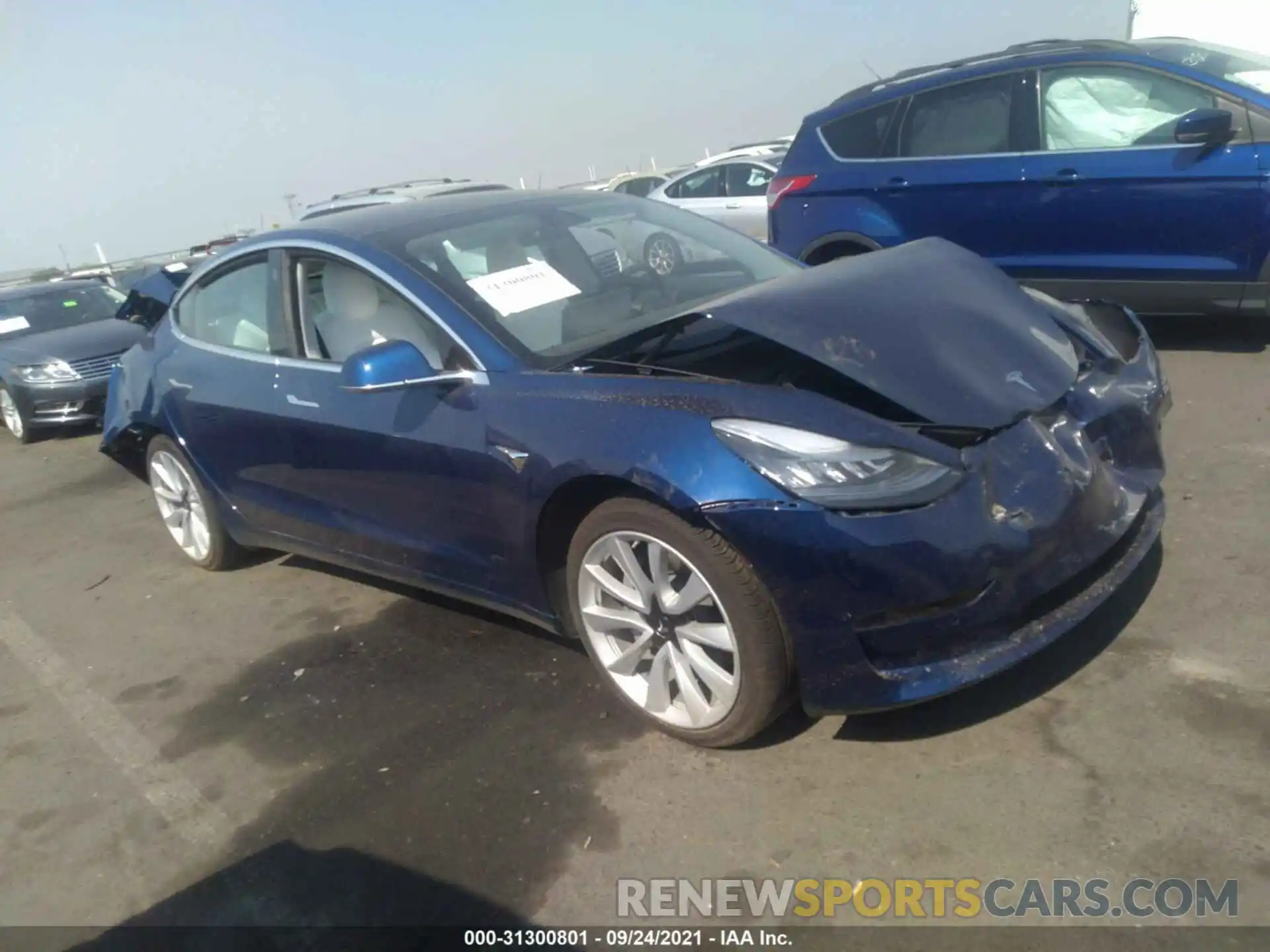 1 Photograph of a damaged car 5YJ3E1EB7LF622602 TESLA MODEL 3 2020