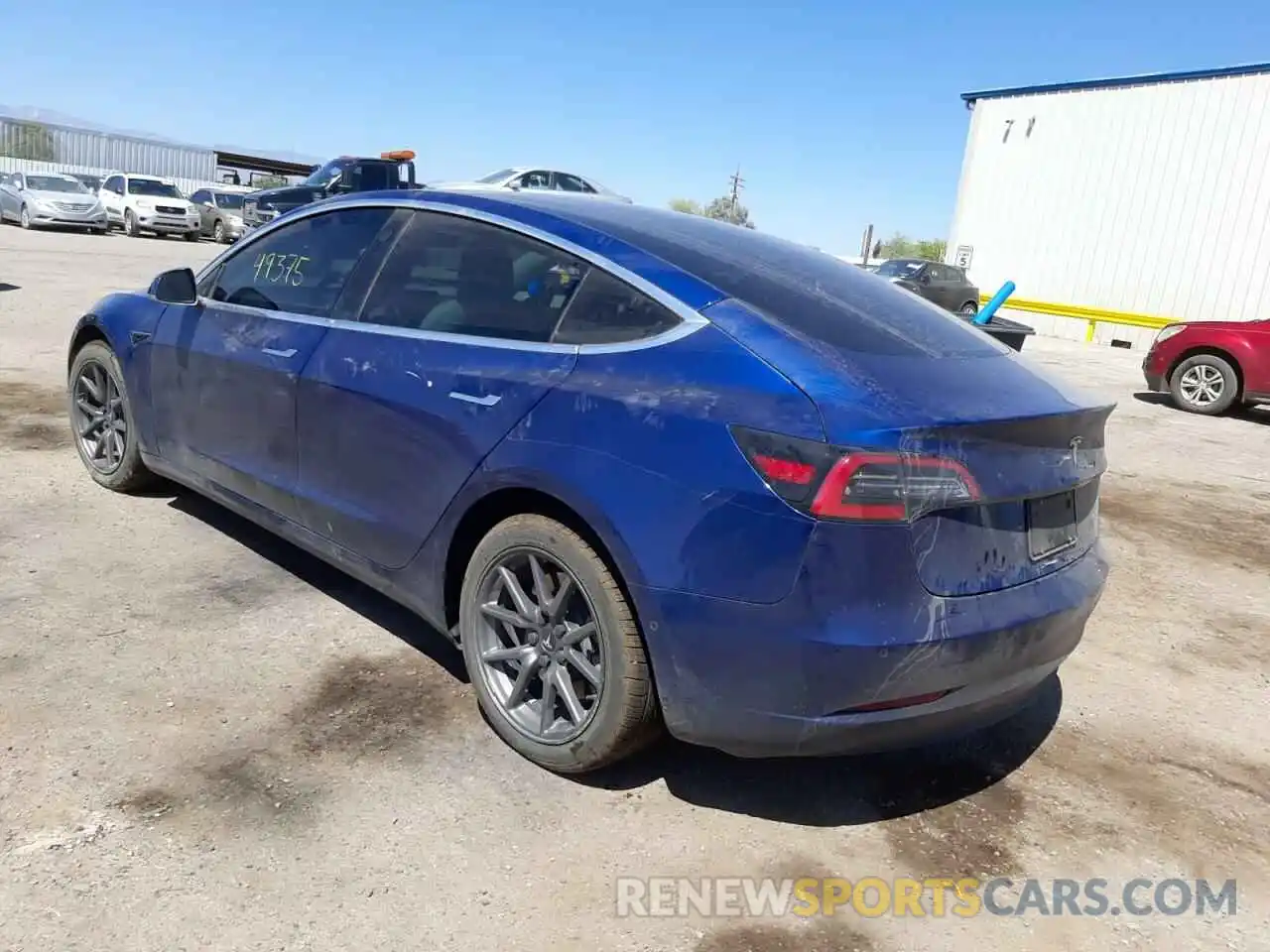 3 Photograph of a damaged car 5YJ3E1EB7LF639268 TESLA MODEL 3 2020