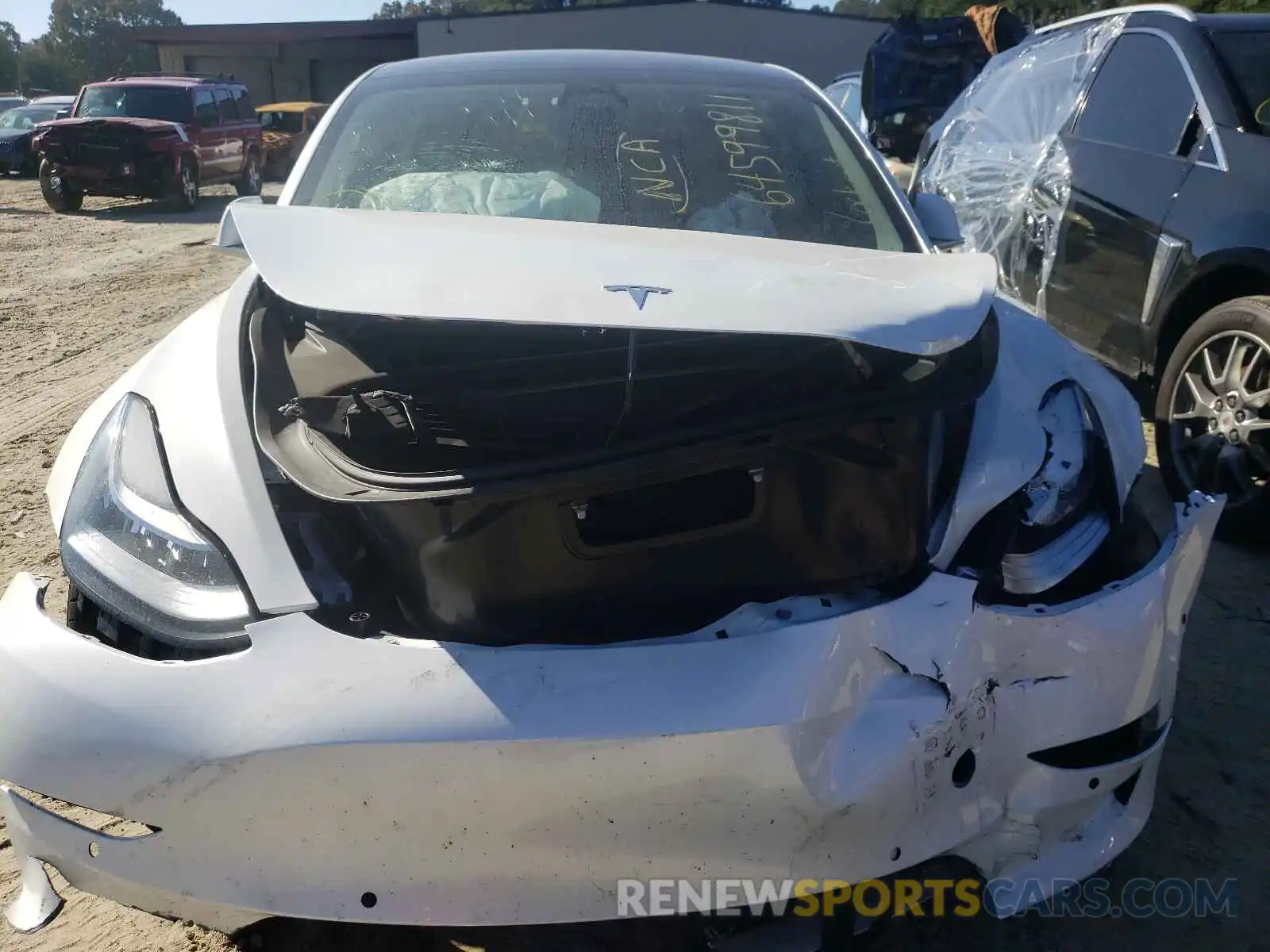 9 Photograph of a damaged car 5YJ3E1EB7LF665062 TESLA MODEL 3 2020