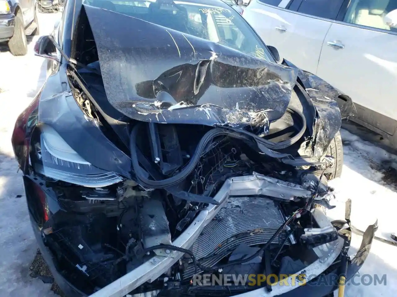 9 Photograph of a damaged car 5YJ3E1EB7LF666177 TESLA MODEL 3 2020