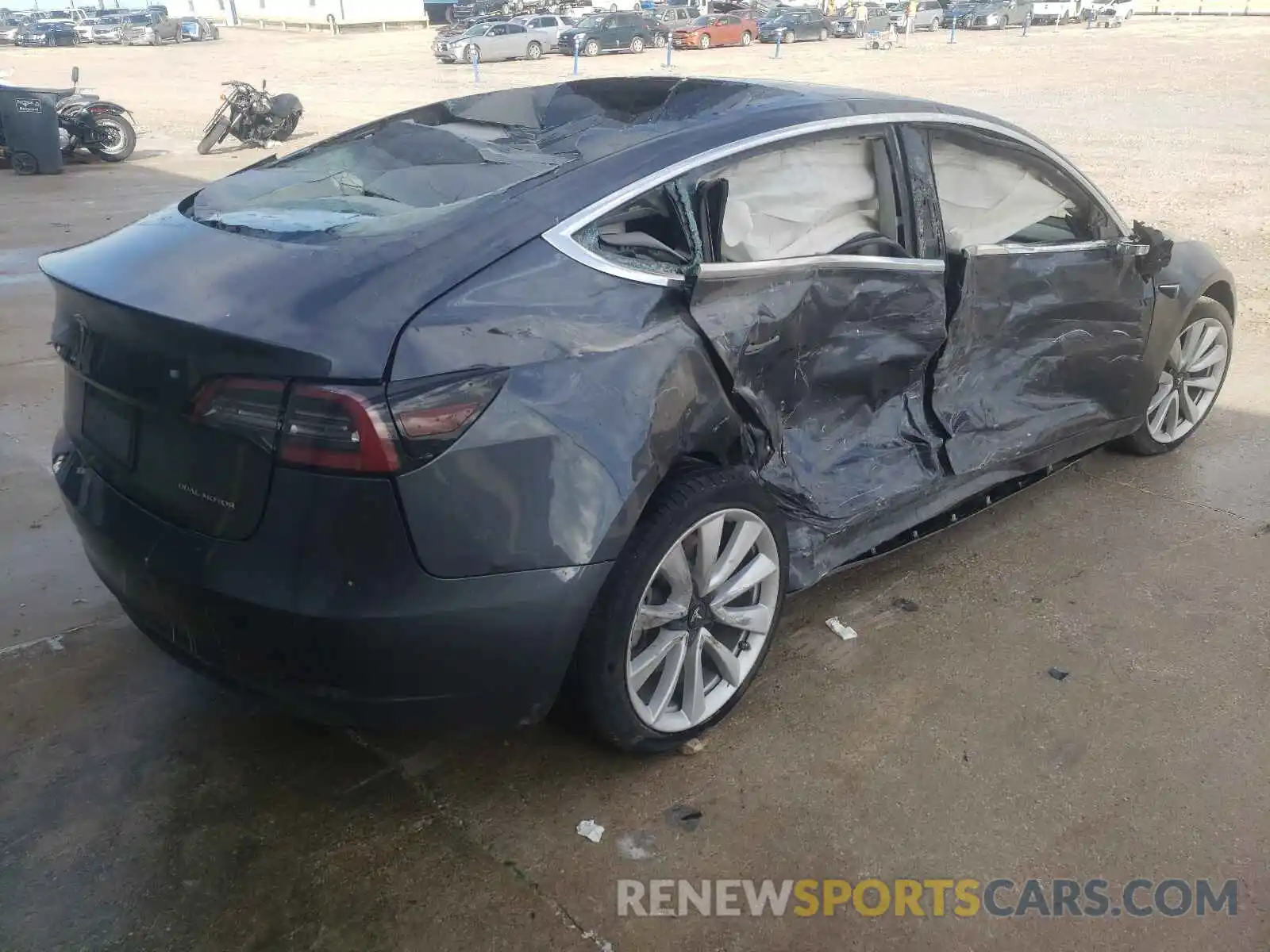 4 Photograph of a damaged car 5YJ3E1EB7LF668779 TESLA MODEL 3 2020