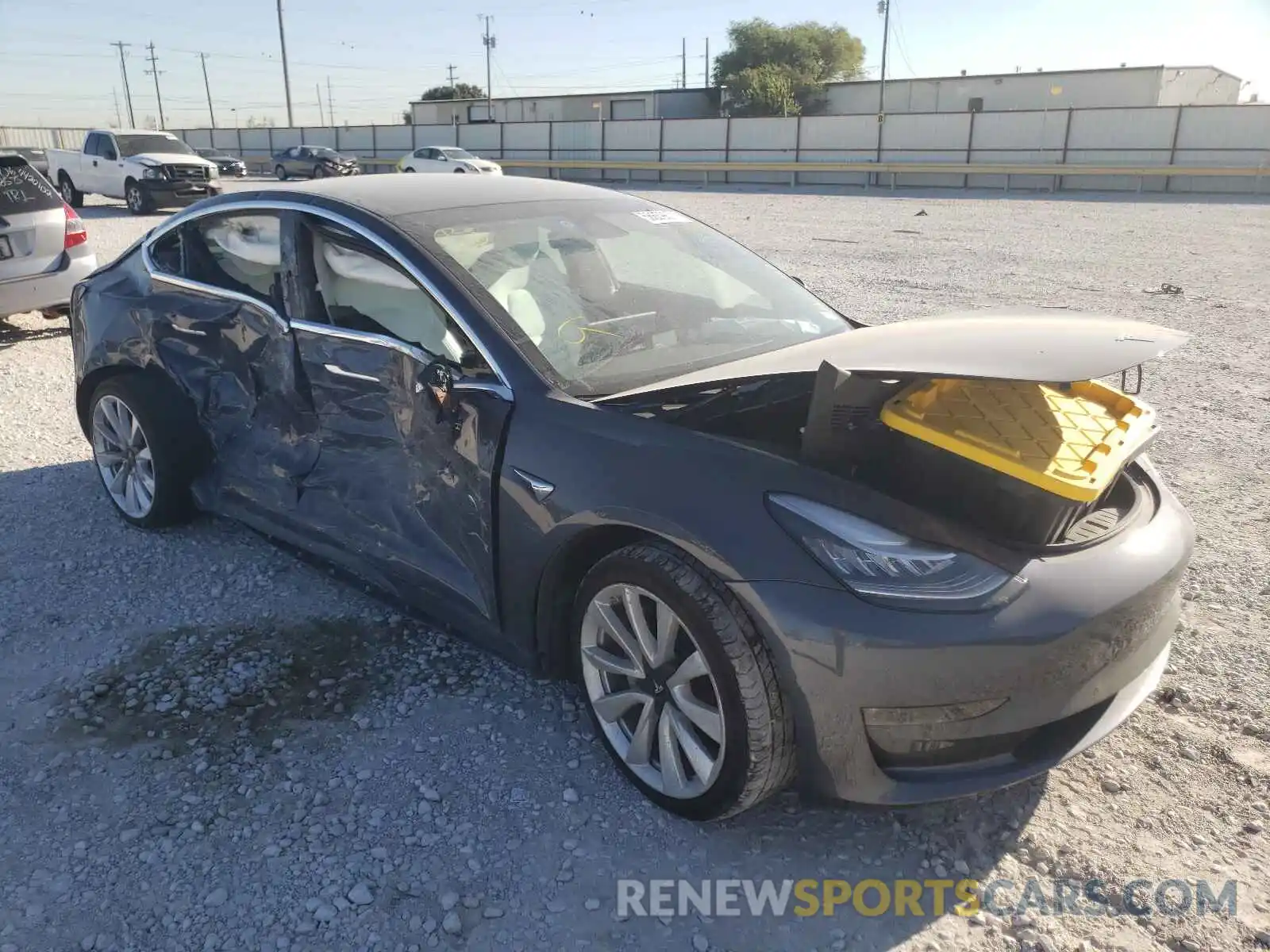 1 Photograph of a damaged car 5YJ3E1EB7LF668799 TESLA MODEL 3 2020