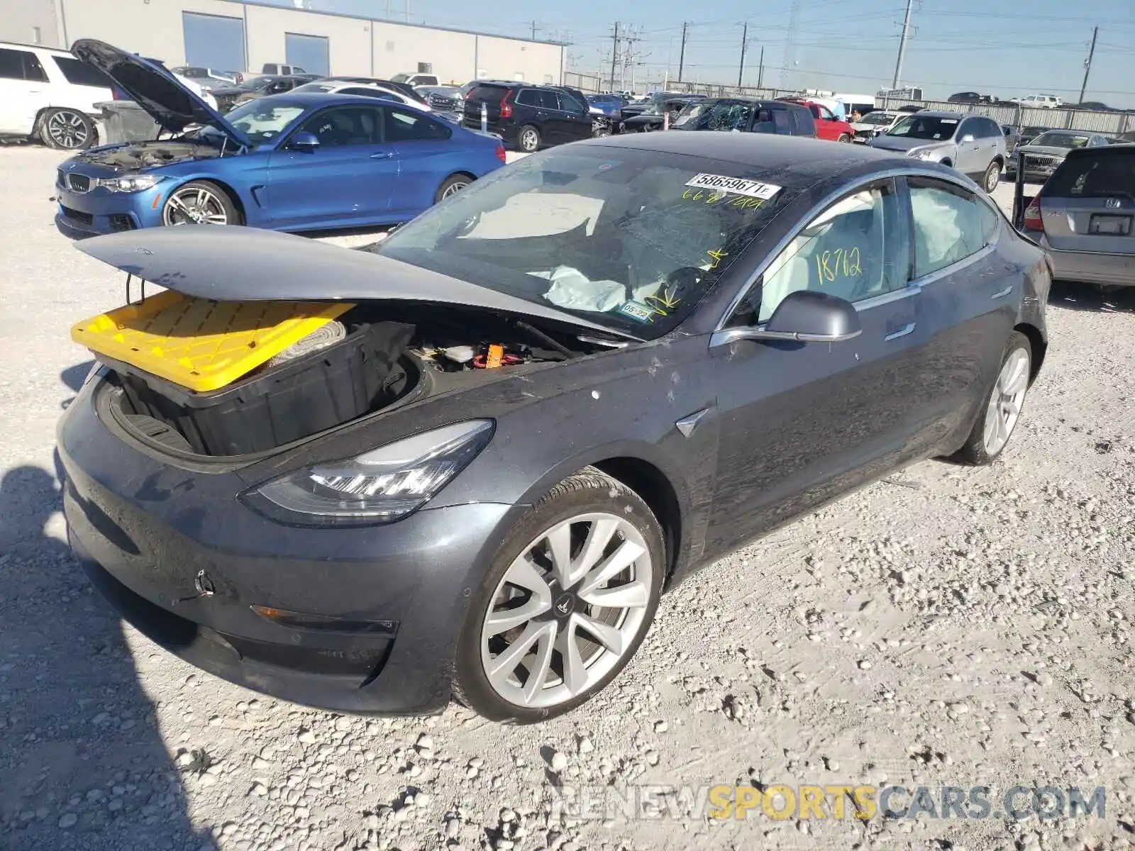 2 Фотография поврежденного автомобиля 5YJ3E1EB7LF668799 TESLA MODEL 3 2020