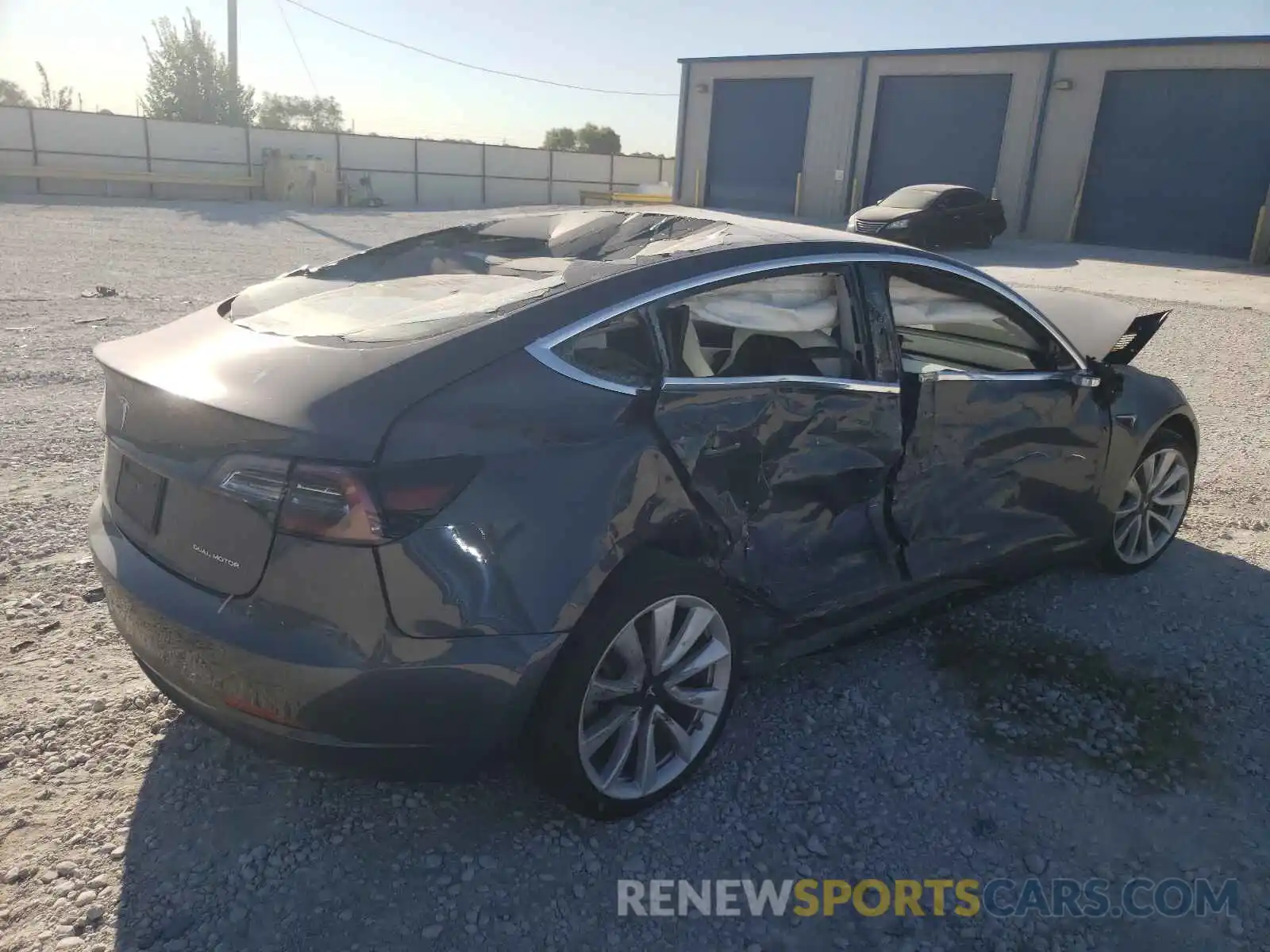 4 Photograph of a damaged car 5YJ3E1EB7LF668799 TESLA MODEL 3 2020