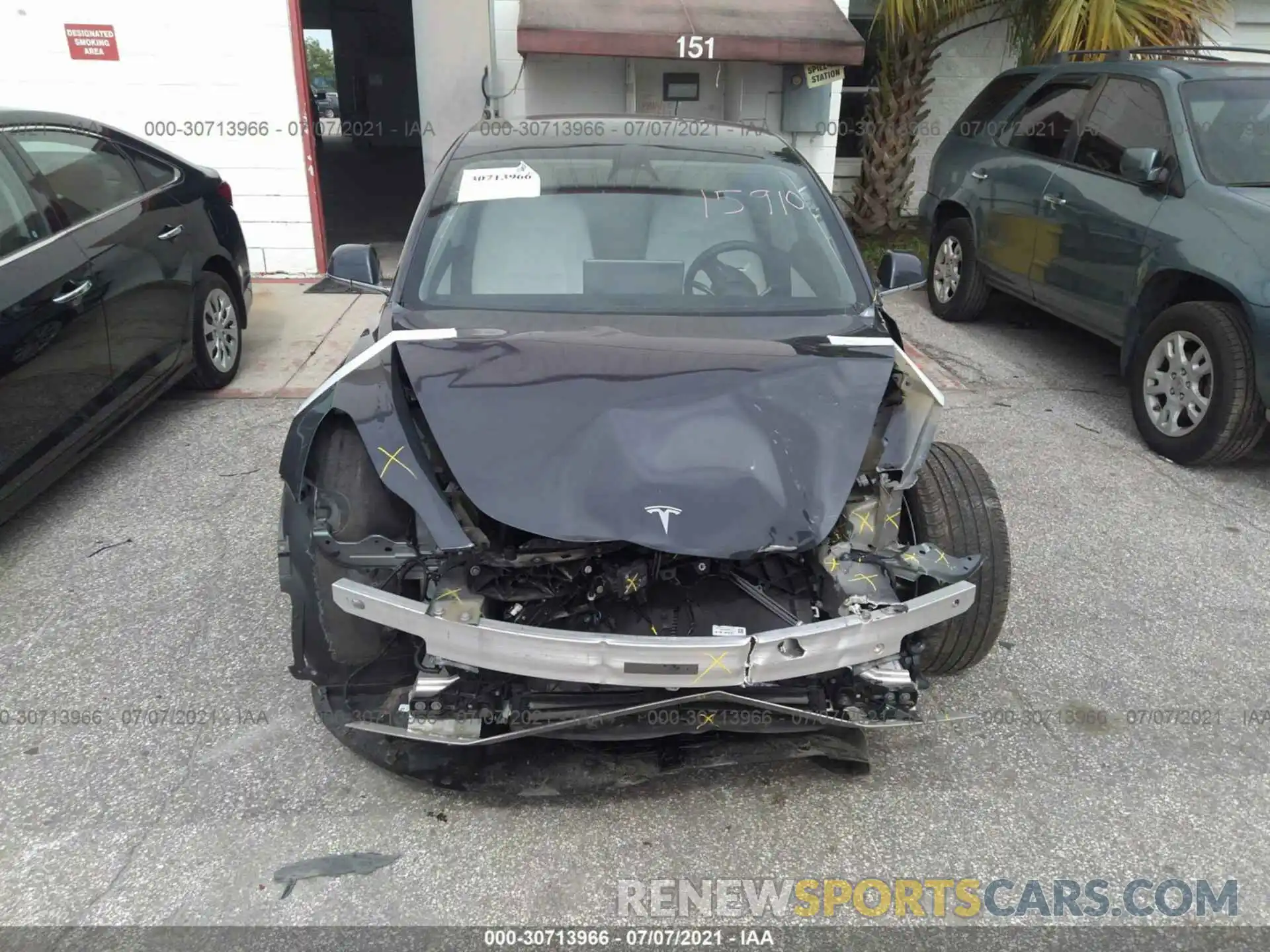 6 Photograph of a damaged car 5YJ3E1EB7LF668804 TESLA MODEL 3 2020