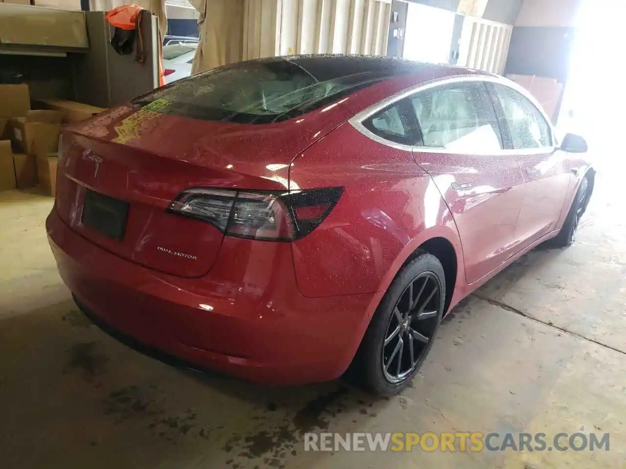 4 Photograph of a damaged car 5YJ3E1EB7LF719962 TESLA MODEL 3 2020