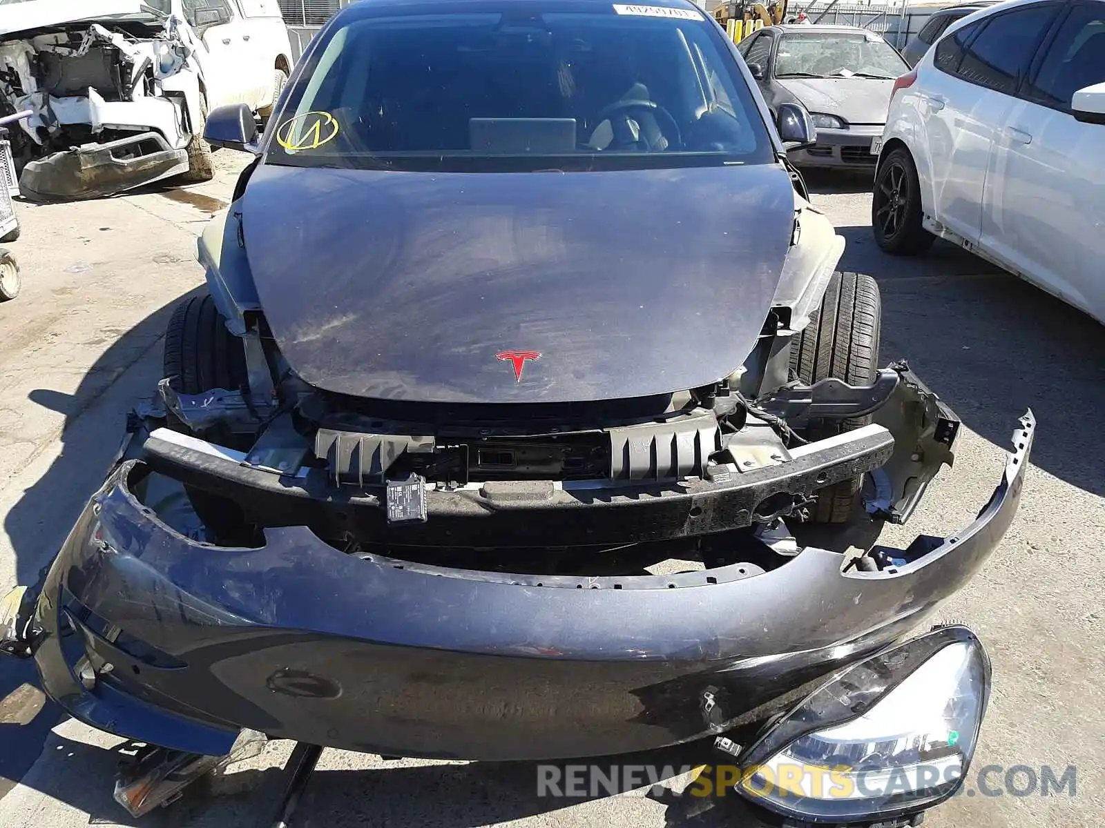 9 Photograph of a damaged car 5YJ3E1EB7LF741461 TESLA MODEL 3 2020