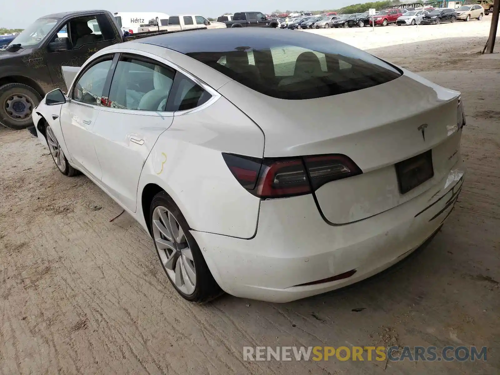 3 Photograph of a damaged car 5YJ3E1EB7LF769762 TESLA MODEL 3 2020