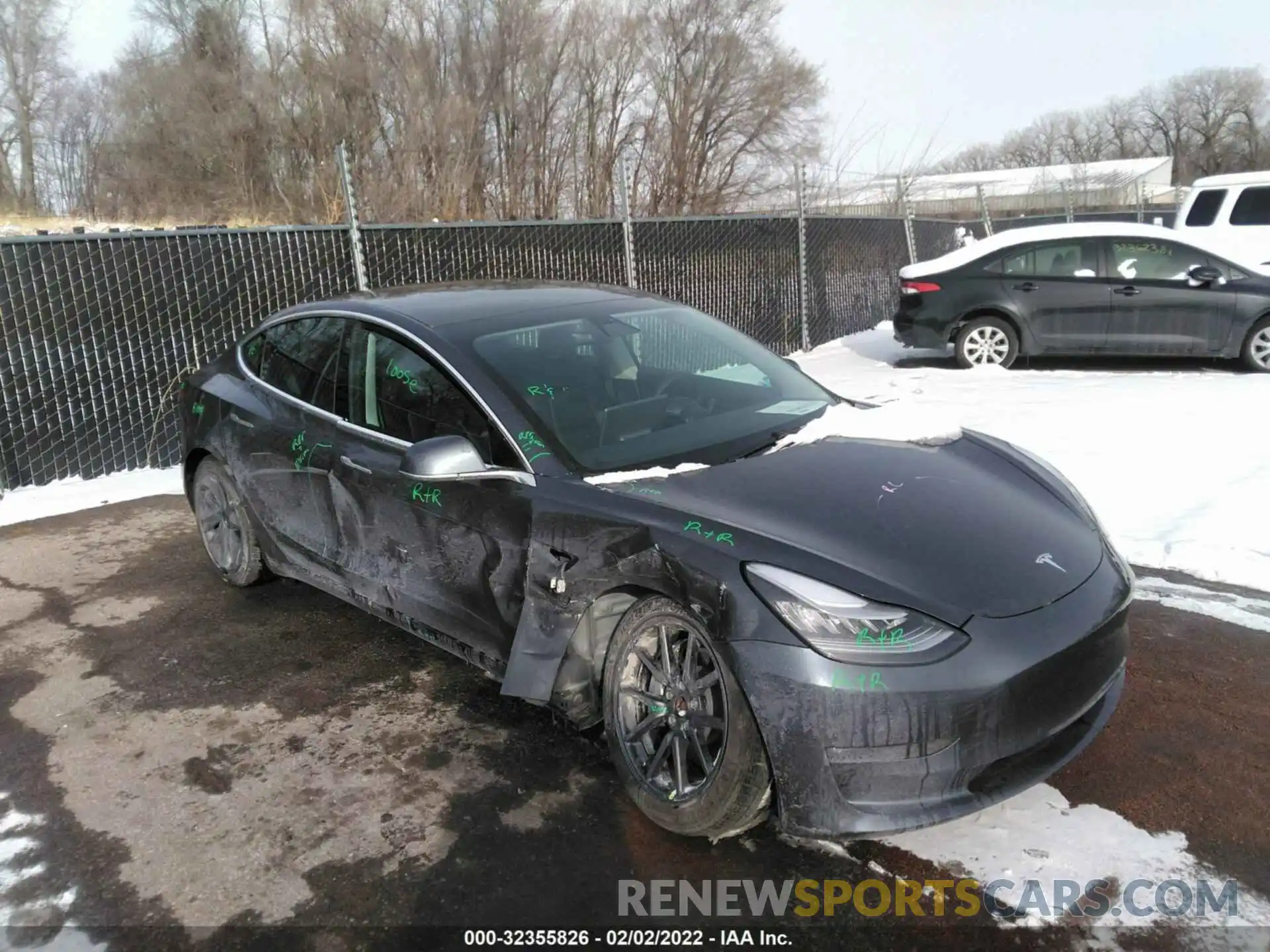 1 Фотография поврежденного автомобиля 5YJ3E1EB7LF784116 TESLA MODEL 3 2020