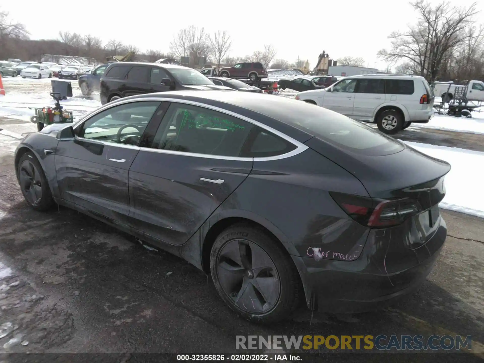 3 Photograph of a damaged car 5YJ3E1EB7LF784116 TESLA MODEL 3 2020