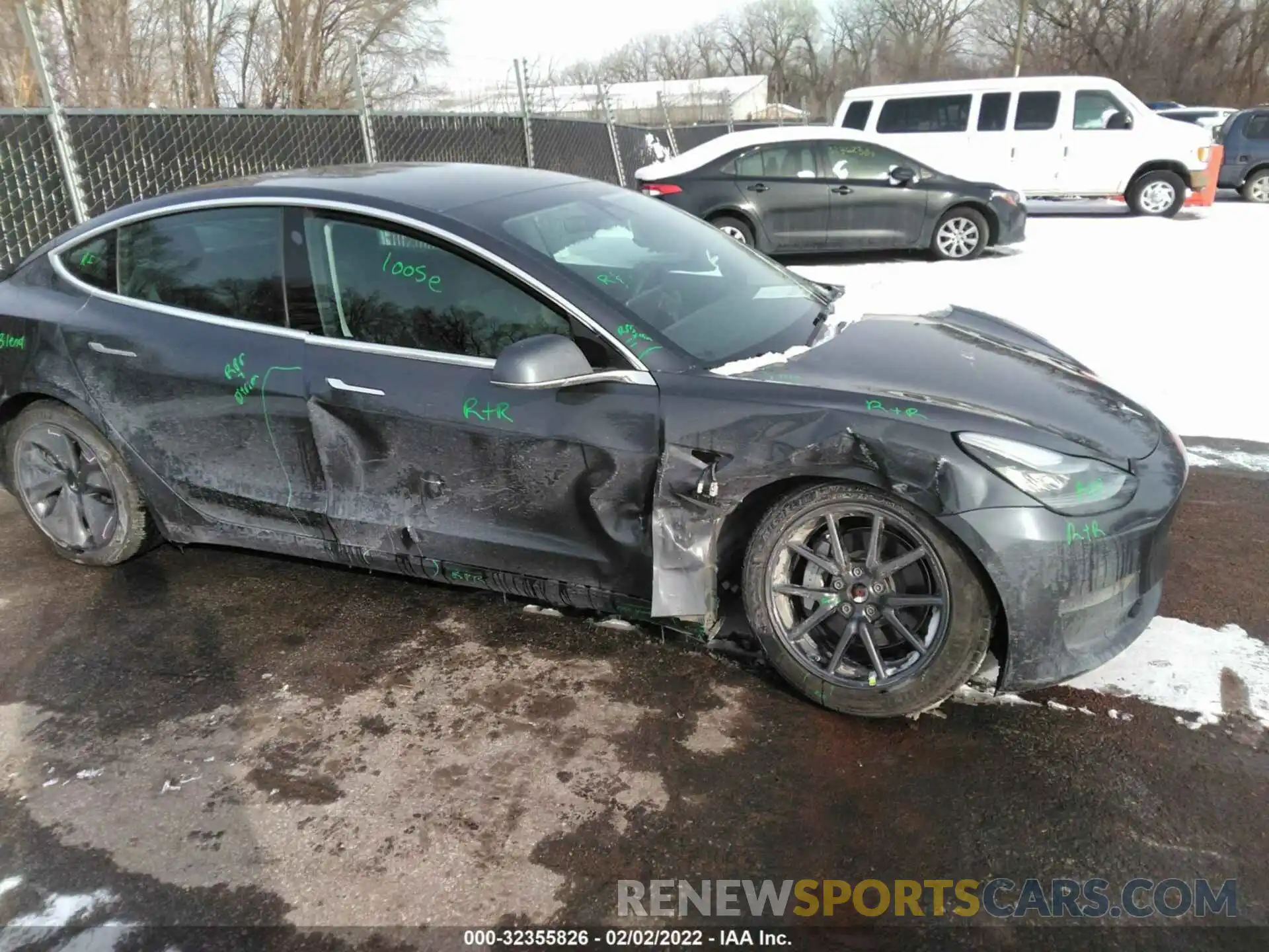 6 Photograph of a damaged car 5YJ3E1EB7LF784116 TESLA MODEL 3 2020