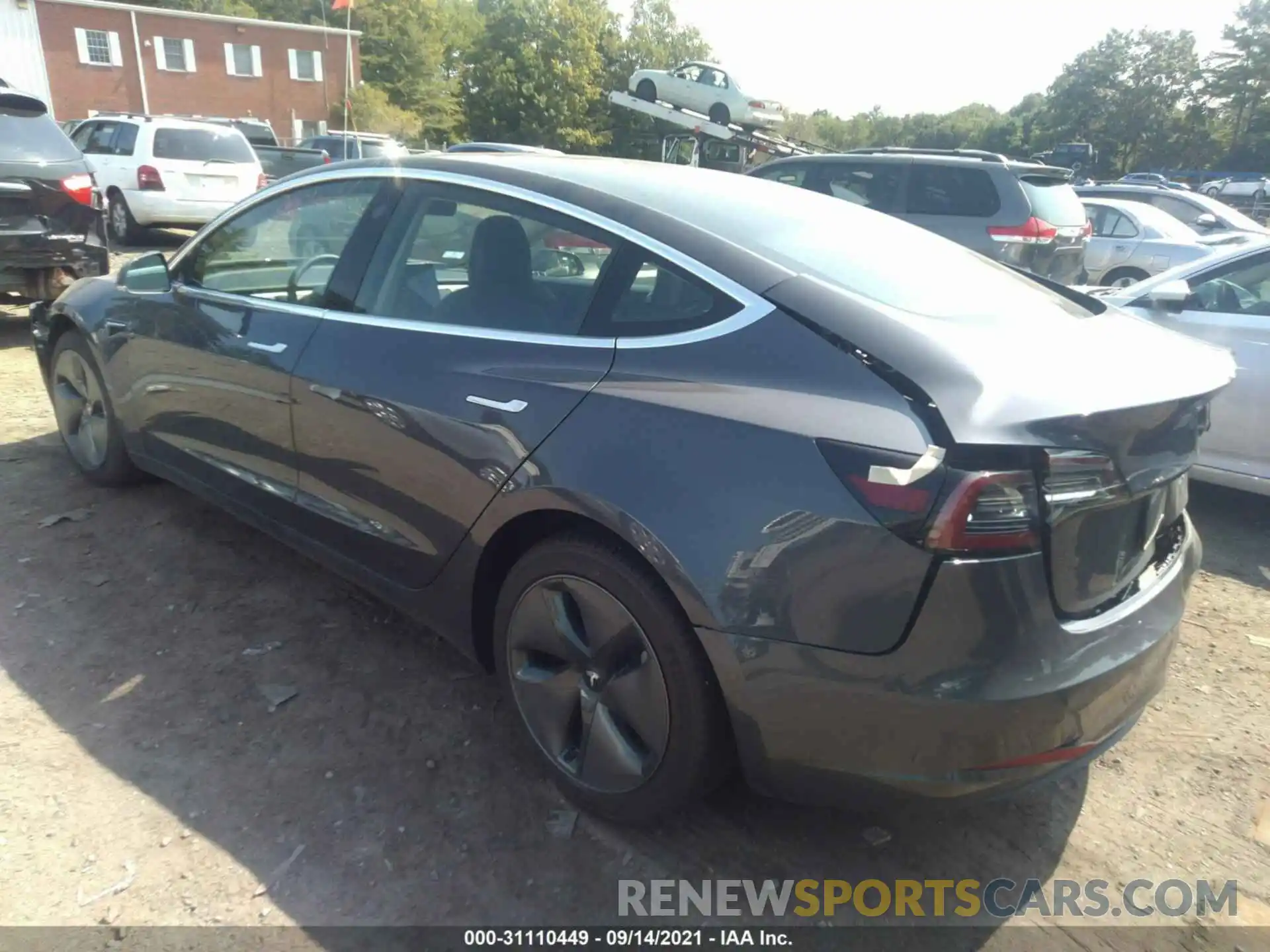 3 Photograph of a damaged car 5YJ3E1EB7LF786920 TESLA MODEL 3 2020