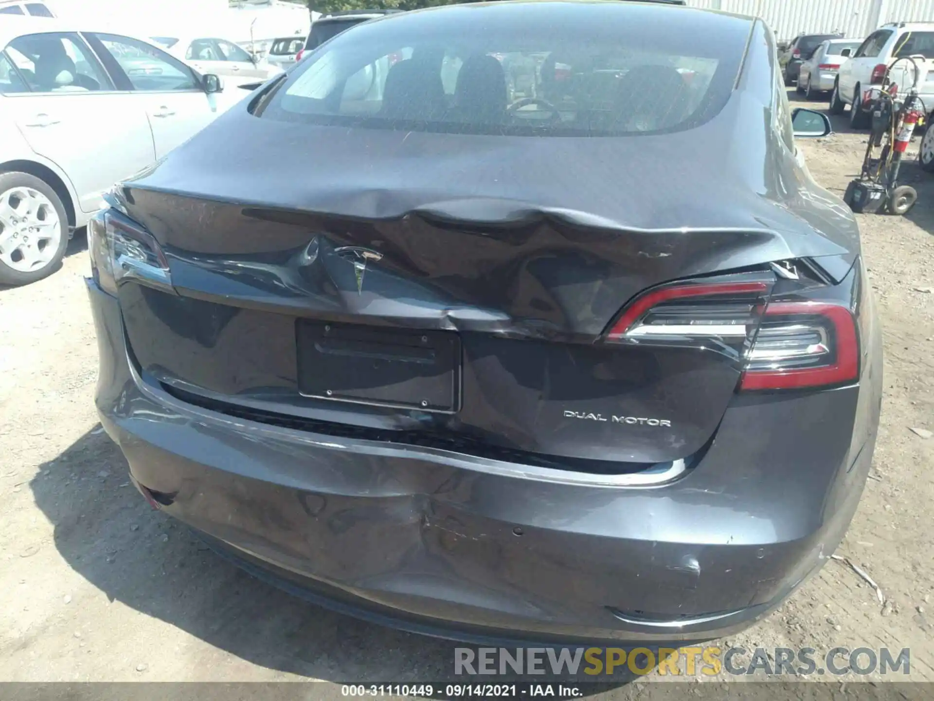 6 Photograph of a damaged car 5YJ3E1EB7LF786920 TESLA MODEL 3 2020