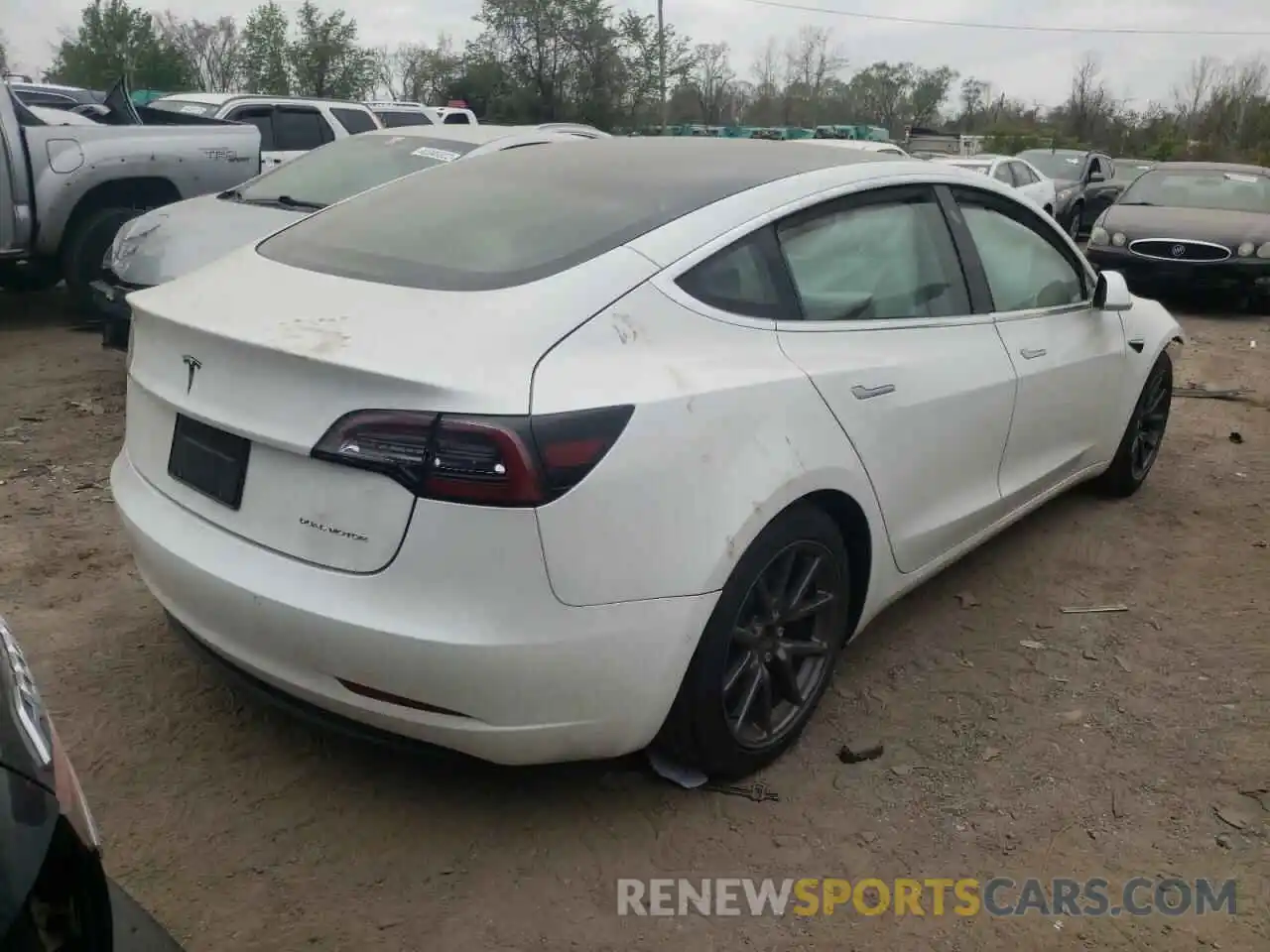 4 Фотография поврежденного автомобиля 5YJ3E1EB7LF787212 TESLA MODEL 3 2020