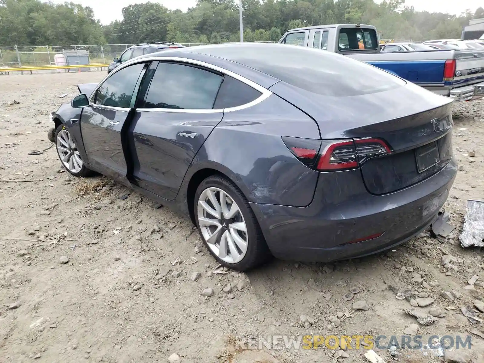 3 Photograph of a damaged car 5YJ3E1EB7LF787467 TESLA MODEL 3 2020